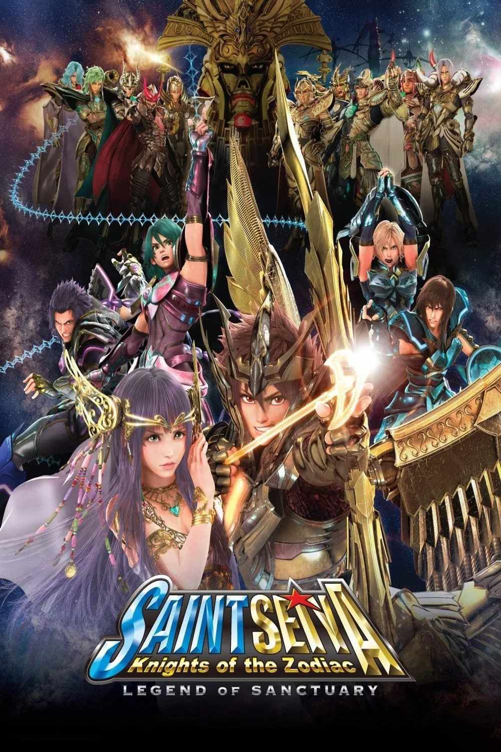 Poster chính thức của phim Phim Hành Động, Phim Hoạt Hình "Thánh Đấu Sĩ" (Saint Seiya: Legend of Sanctuary - 2014), với sự tham gia của diễn viên Kaito Ishikawa và Ayaka Sasaki.