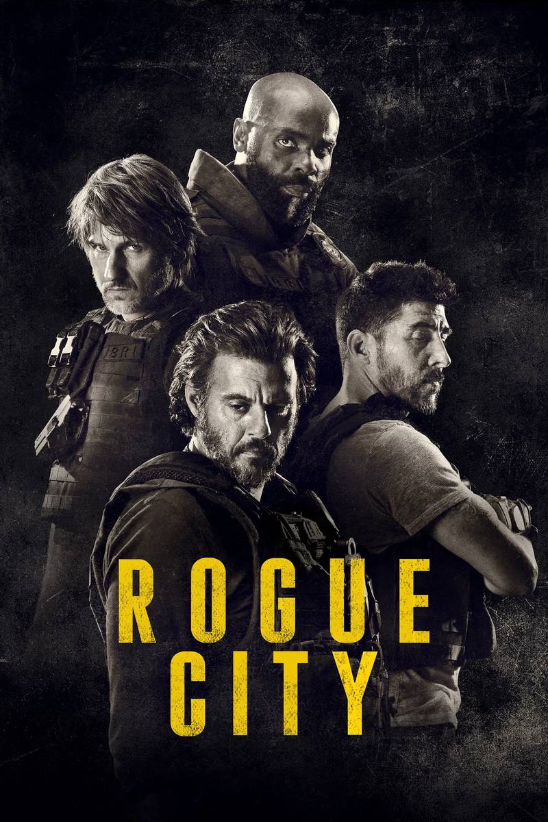 Poster chính thức của phim Phim Hình Sự, Phim Giật Gân "Thành Phố Băng Đảng" (Rogue City - 2020), với sự tham gia của diễn viên Lannick Gautry và Stanislas Merhar.