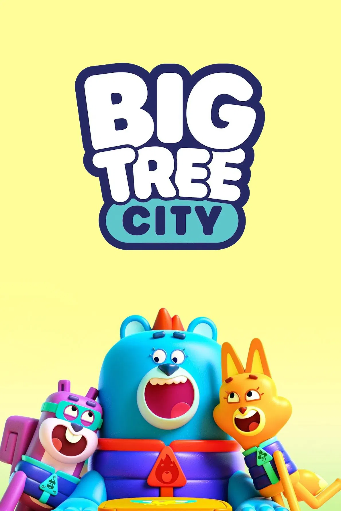 Poster chính thức của phim Phim Hành Động & Phiêu Lưu, Phim Hài "Thành phố cây khổng lồ" (Big Tree City - 2022), với sự tham gia của diễn viên Mark Benton và Naomi McDonald.