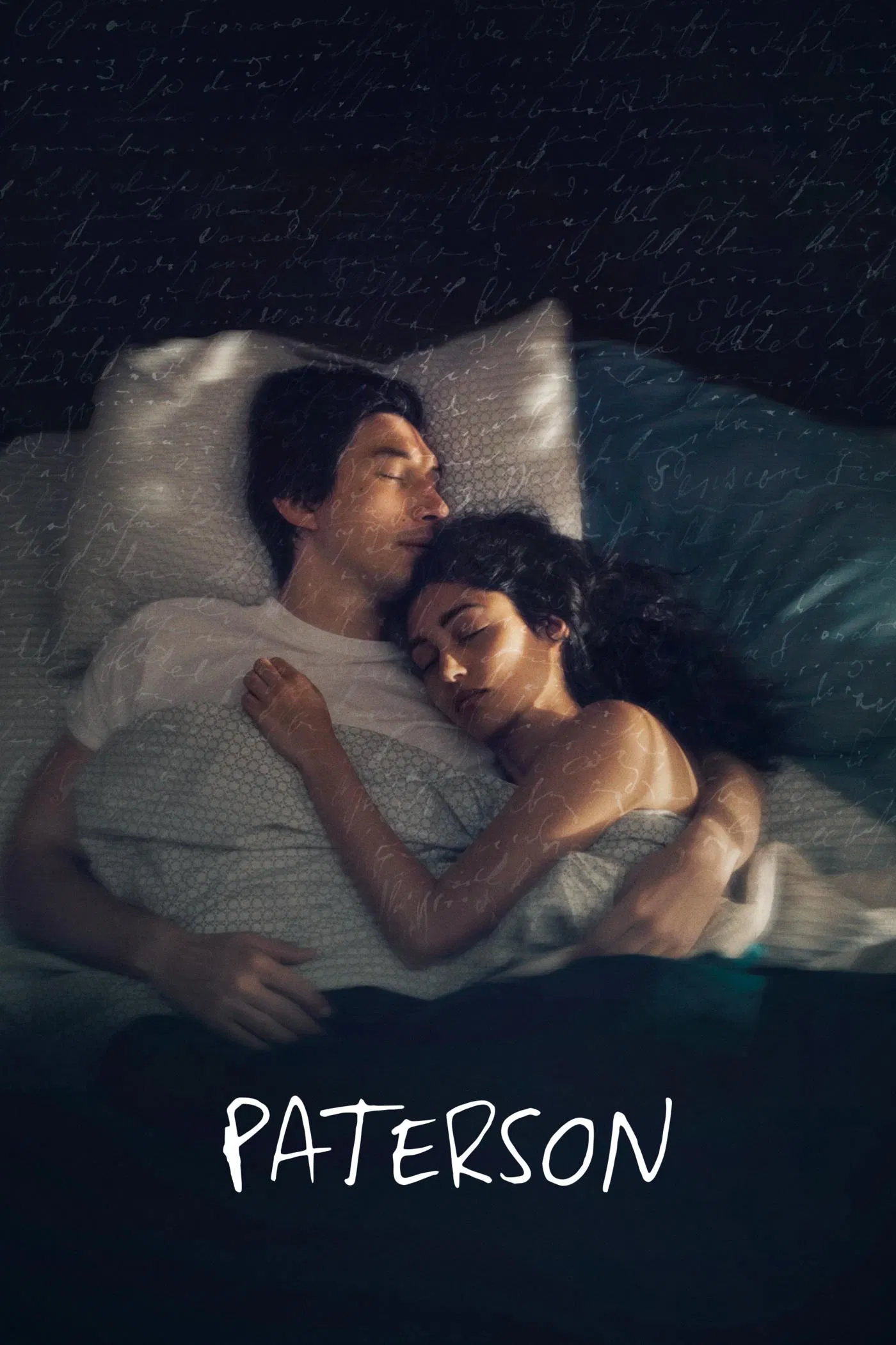 Poster chính thức của phim Phim Tâm Lý, Phim Hài "Thành Phố Mộng Mơ" (Paterson - 2016), với sự tham gia của diễn viên Adam Driver và Golshifteh Farahani.