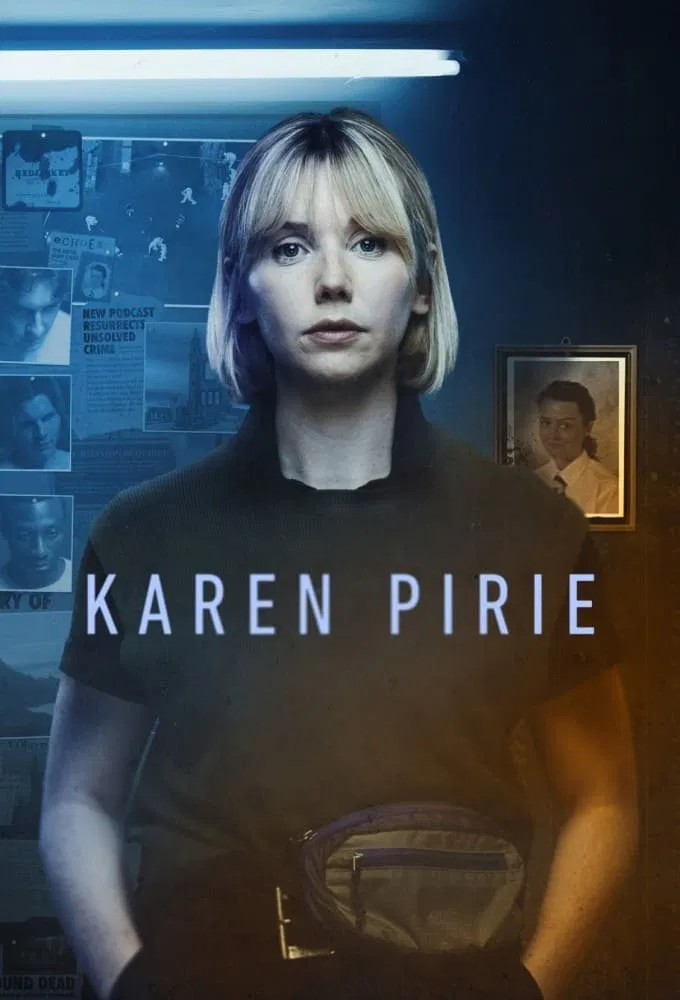 Poster chính thức của phim Phim Hình Sự, Phim Tâm Lý "Thanh Tra Karen Pirie (Phần 2)" (Karen Pirie - 2022), với sự tham gia của diễn viên Lauren Lyle và Chris Jenks.