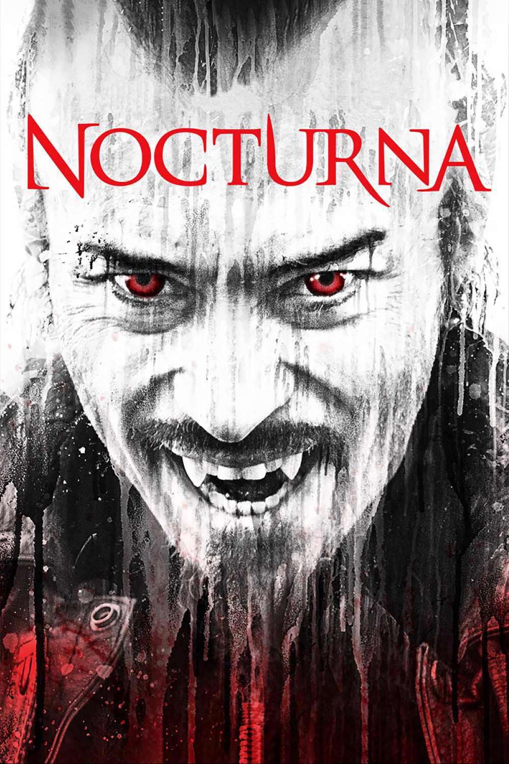 Poster chính thức của phim Phim Giật Gân, Phim Kinh Dị "Thanh Tra Ma Cà Rồng" (Nocturna - 2015), với sự tham gia của diễn viên Mike Doyle và Estella Warren.