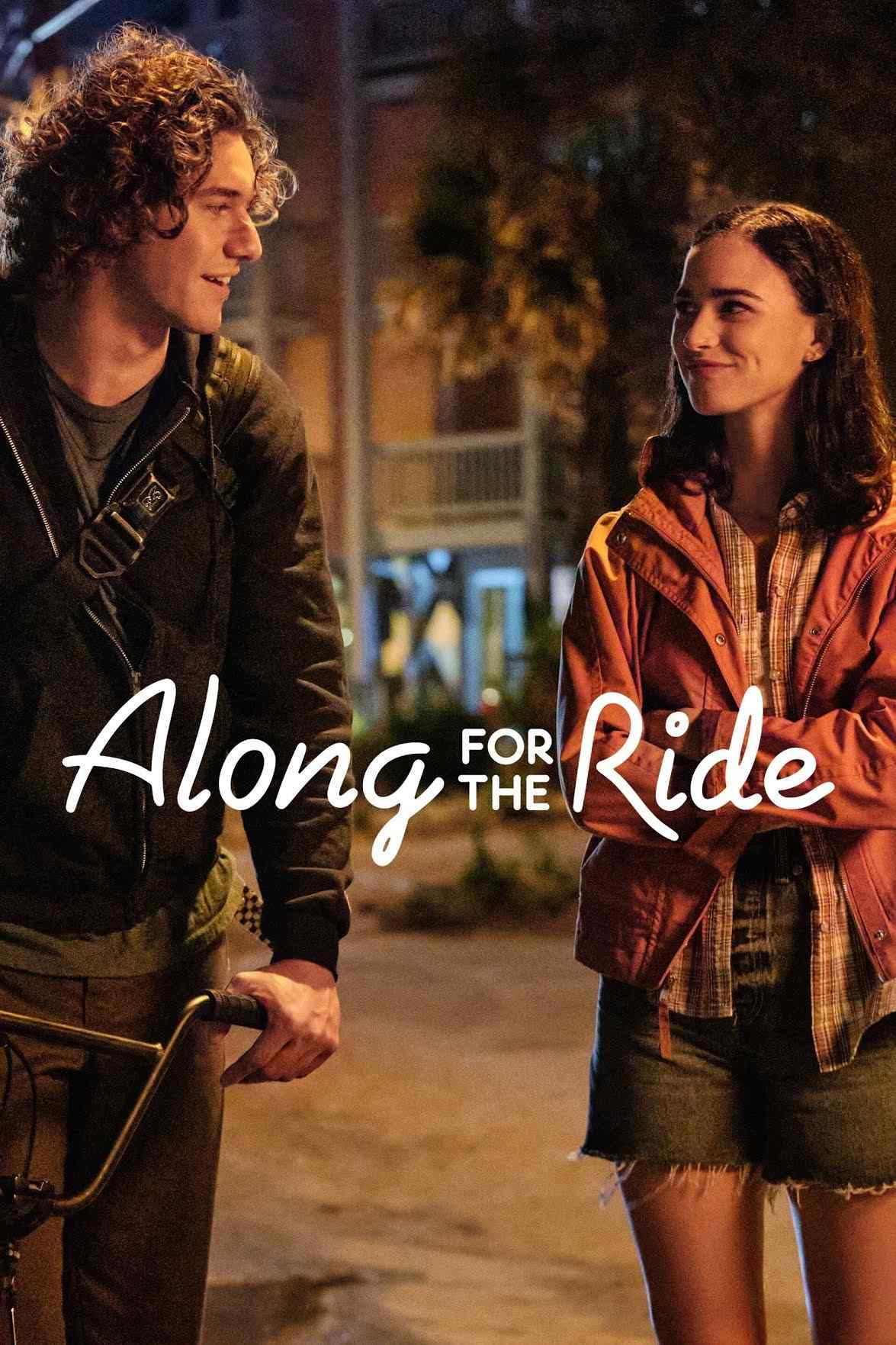 Poster chính thức của phim Phim Tình Cảm, Phim Tâm Lý "Thao Thức Đêm Hè" (Along for the Ride - 2022), với sự tham gia của diễn viên Emma Pasarow và Belmont Cameli.