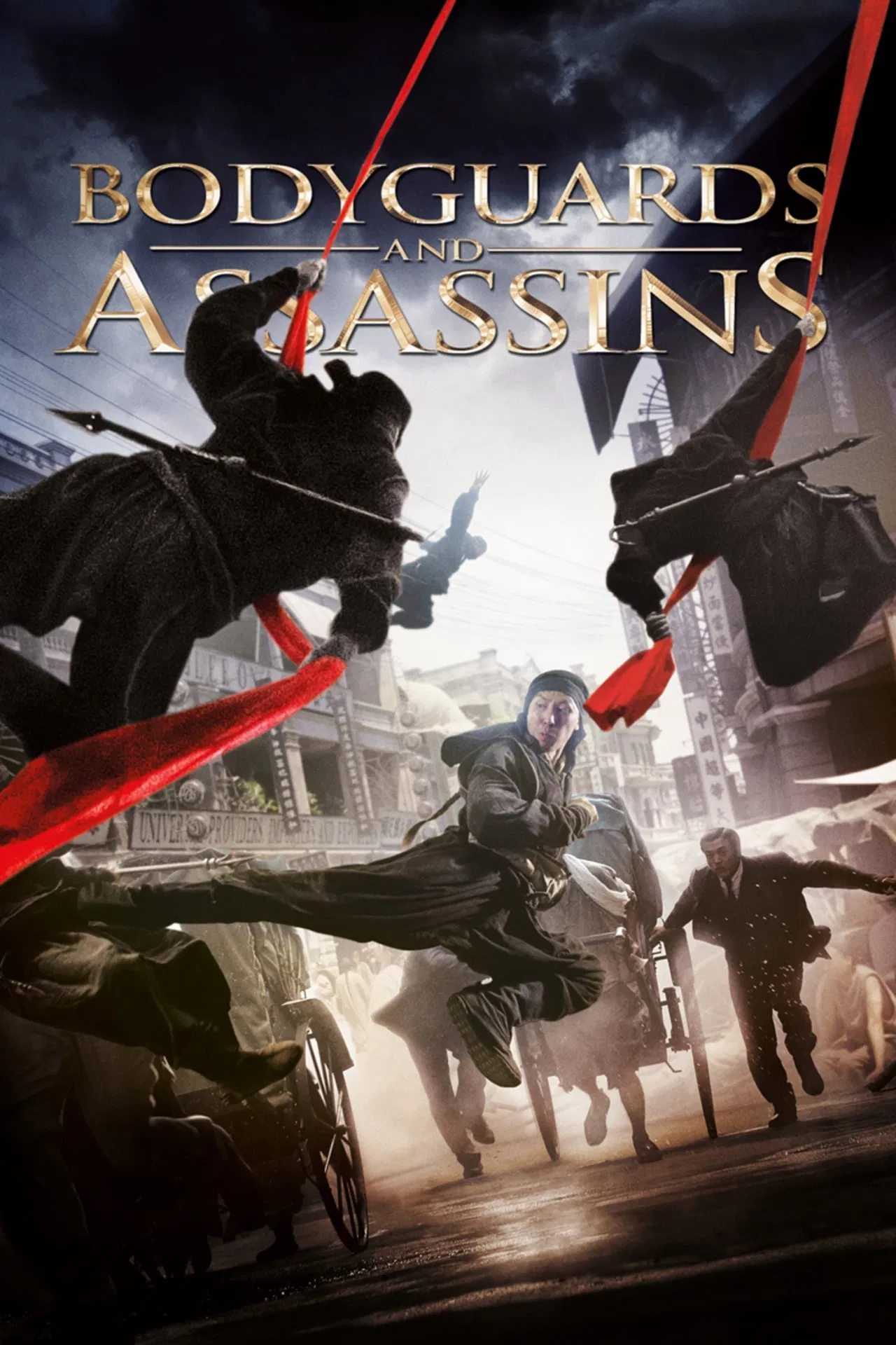 Poster chính thức của phim Phim Tâm Lý, Phim Hành Động "Thập Nguyệt Vi Thành" (Bodyguards and Assassins - 2009), với sự tham gia của diễn viên Chân Tử Đan và Vương Học Kỳ.