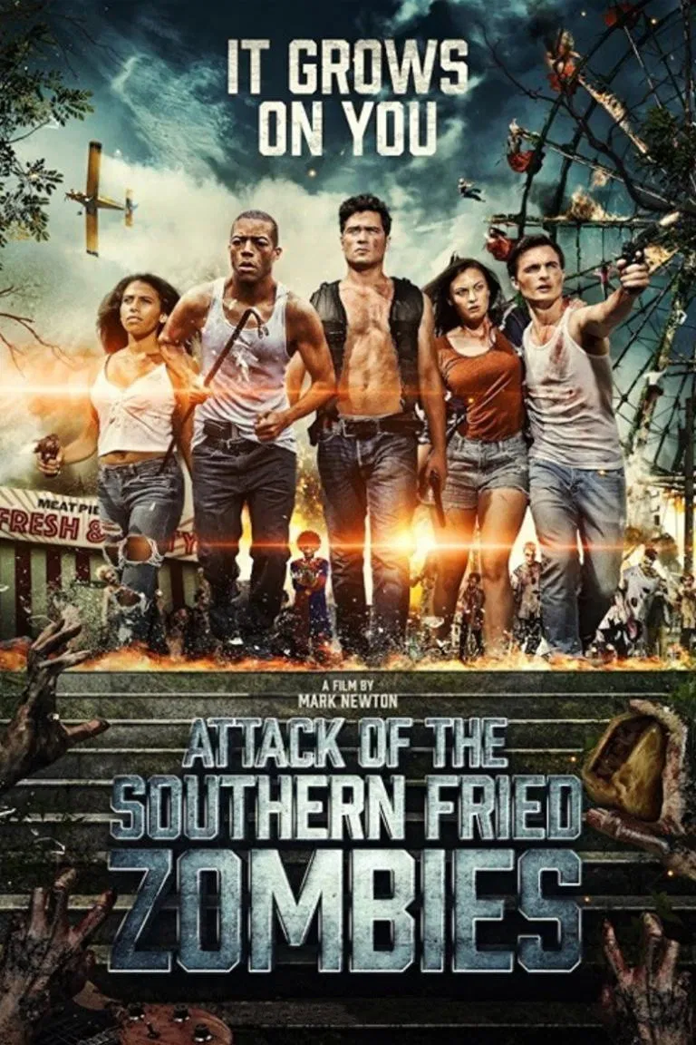 Poster chính thức của phim Phim Kinh Dị "Thây Ma Trỗi Dậy" (Attack of the Southern Fried Zombies - 2017), với sự tham gia của diễn viên Timothy Haug và Wyntergrace Williams.