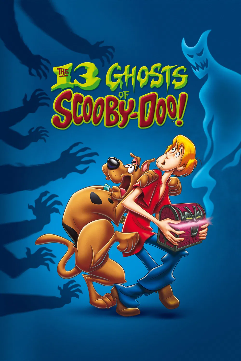 Poster chính thức của phim Phim Hoạt Hình, Phim Bí Ẩn "The 13 Ghosts of Scooby-Doo" (The 13 Ghosts of Scooby-Doo - 1985), với sự tham gia của diễn viên Don Messick và Casey Kasem.