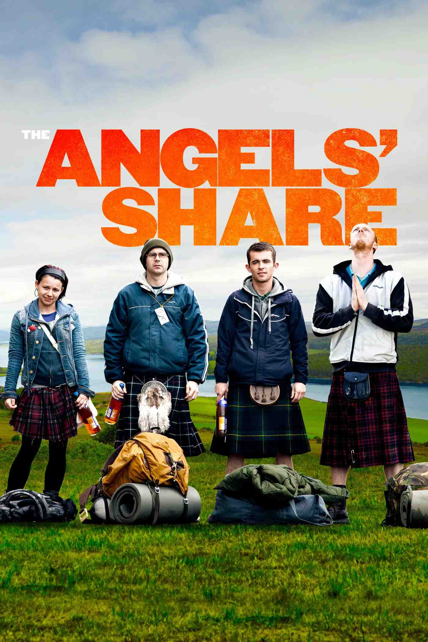 Poster chính thức của phim Phim Tâm Lý, Phim Hài "The Angels' Share" (The Angels' Share - 2012), với sự tham gia của diễn viên Paul Brannigan và Siobhan Reilly.