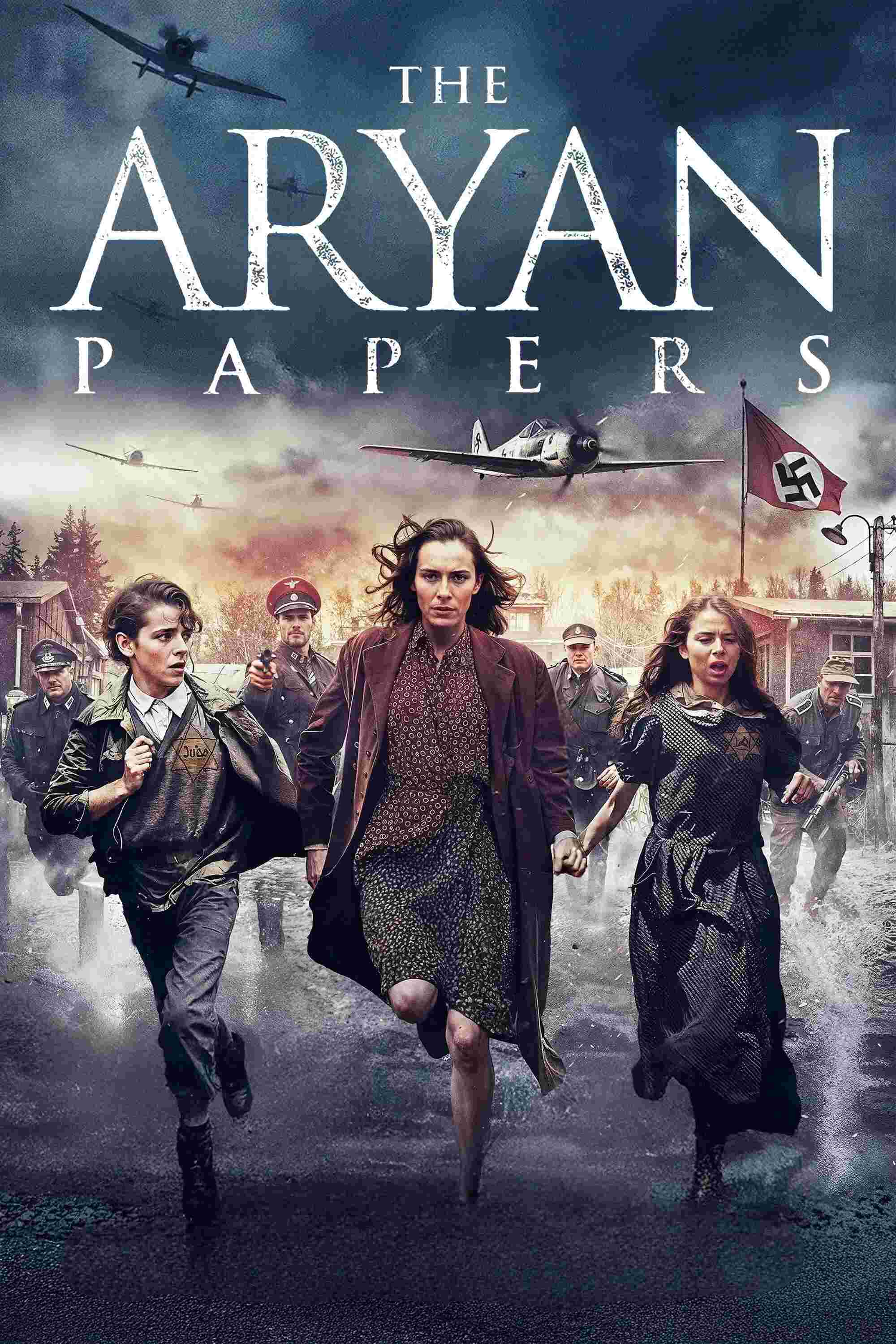 Poster chính thức của phim Phim Phiêu Lưu, Phim Chiến Tranh "The Aryan Papers" (The Aryan Papers - 2026), với sự tham gia của diễn viên Leona Clarke và Richard Hawley.