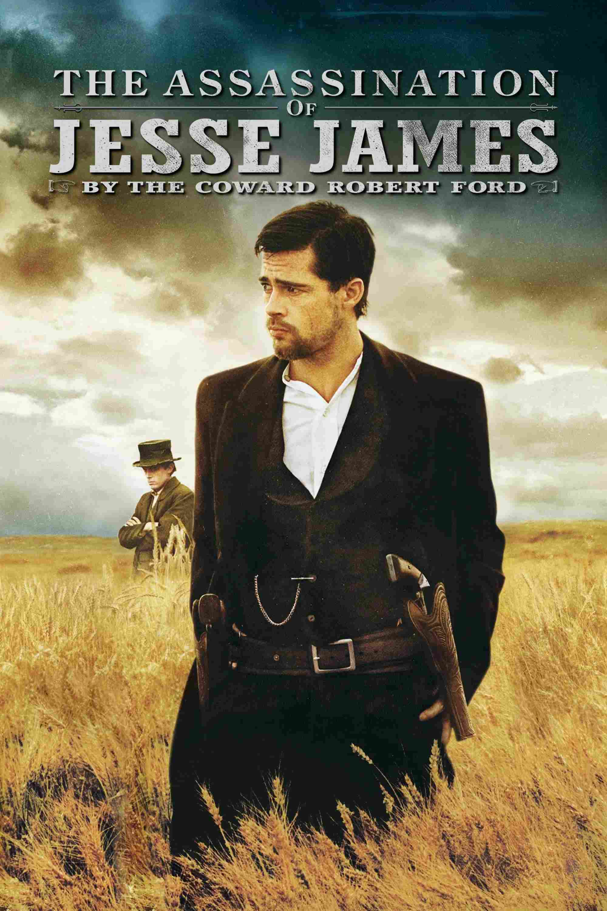 Poster chính thức của phim Phim Tâm Lý, Phim Miền Tây "The Assassination of Jesse James by the Coward Robert Ford" (The Assassination of Jesse James by the Coward Robert Ford - 2007), với sự tham gia của diễn viên Brad Pitt và Casey Affleck.