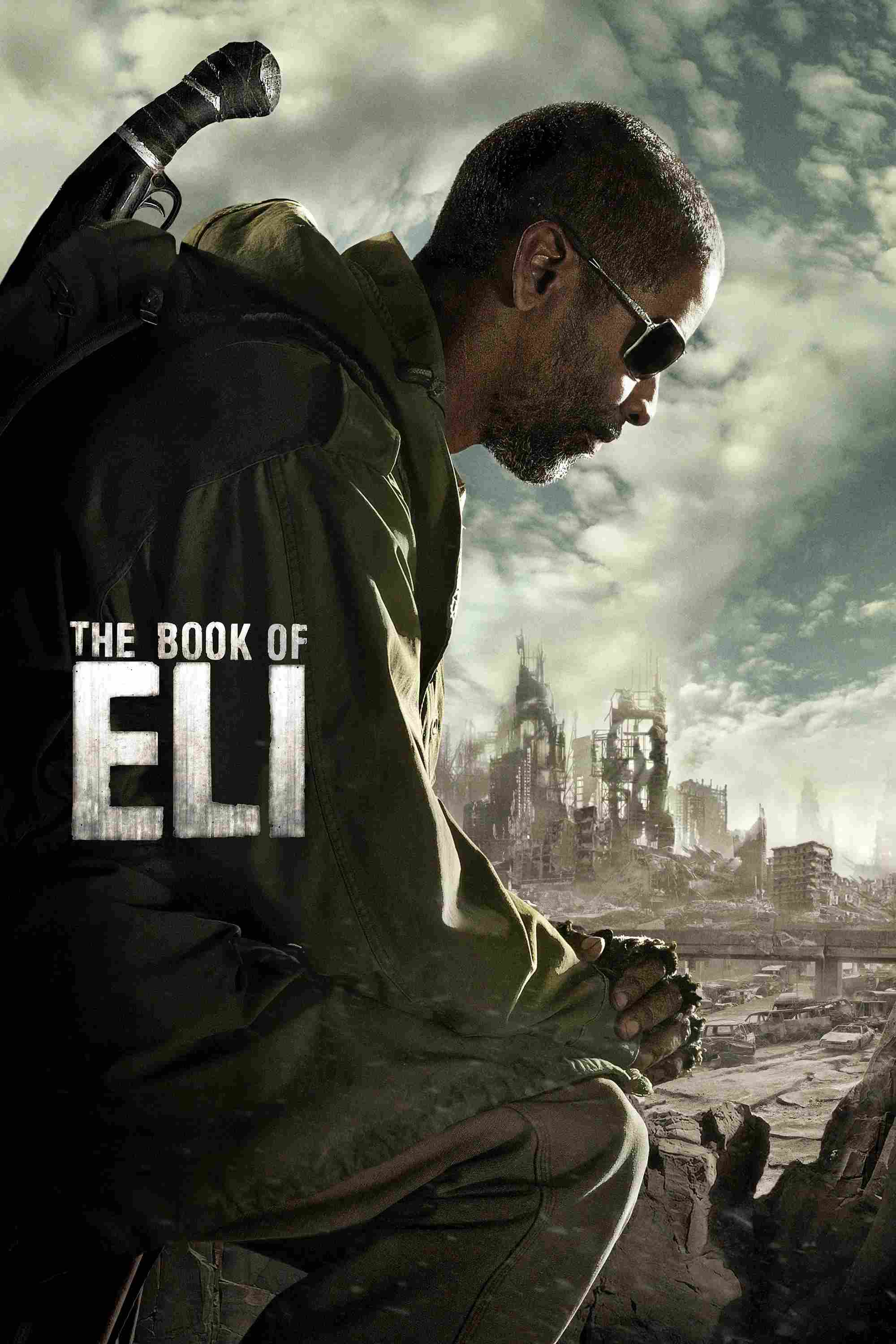 Poster chính thức của phim Phim Hành Động, Phim Giật Gân "The Book of Eli" (The Book of Eli - 2010), với sự tham gia của diễn viên Denzel Washington và Gary Oldman.