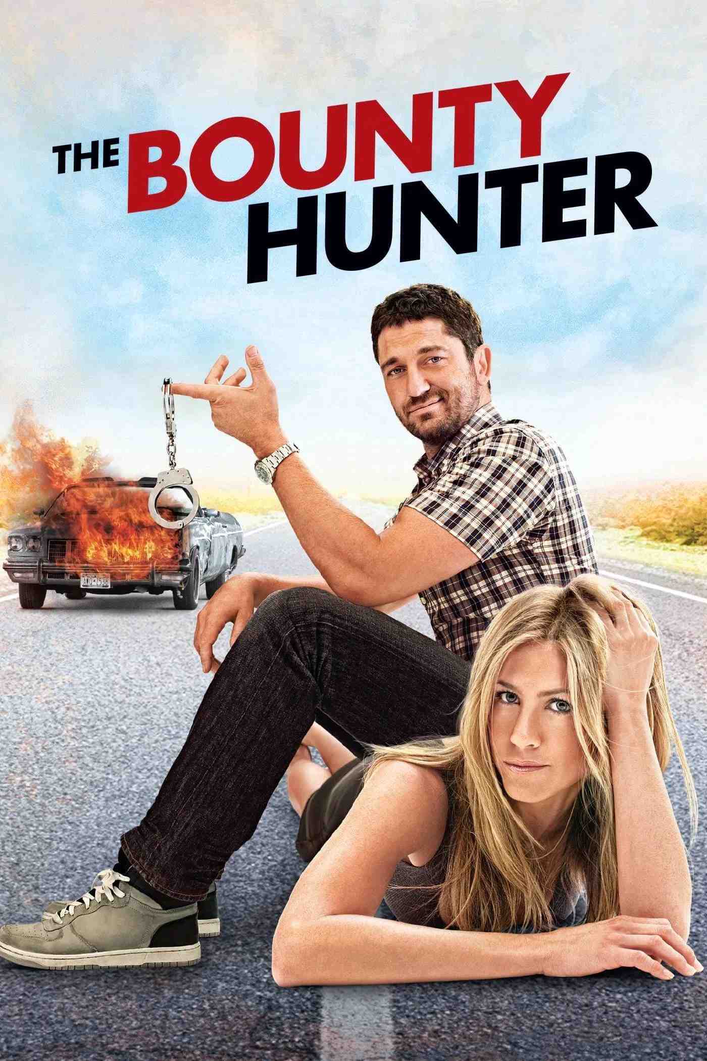 Poster chính thức của phim Phim Hành Động, Phim Hài "The Bounty Hunter" (The Bounty Hunter - 2010), với sự tham gia của diễn viên Jennifer Aniston và Gerard Butler.