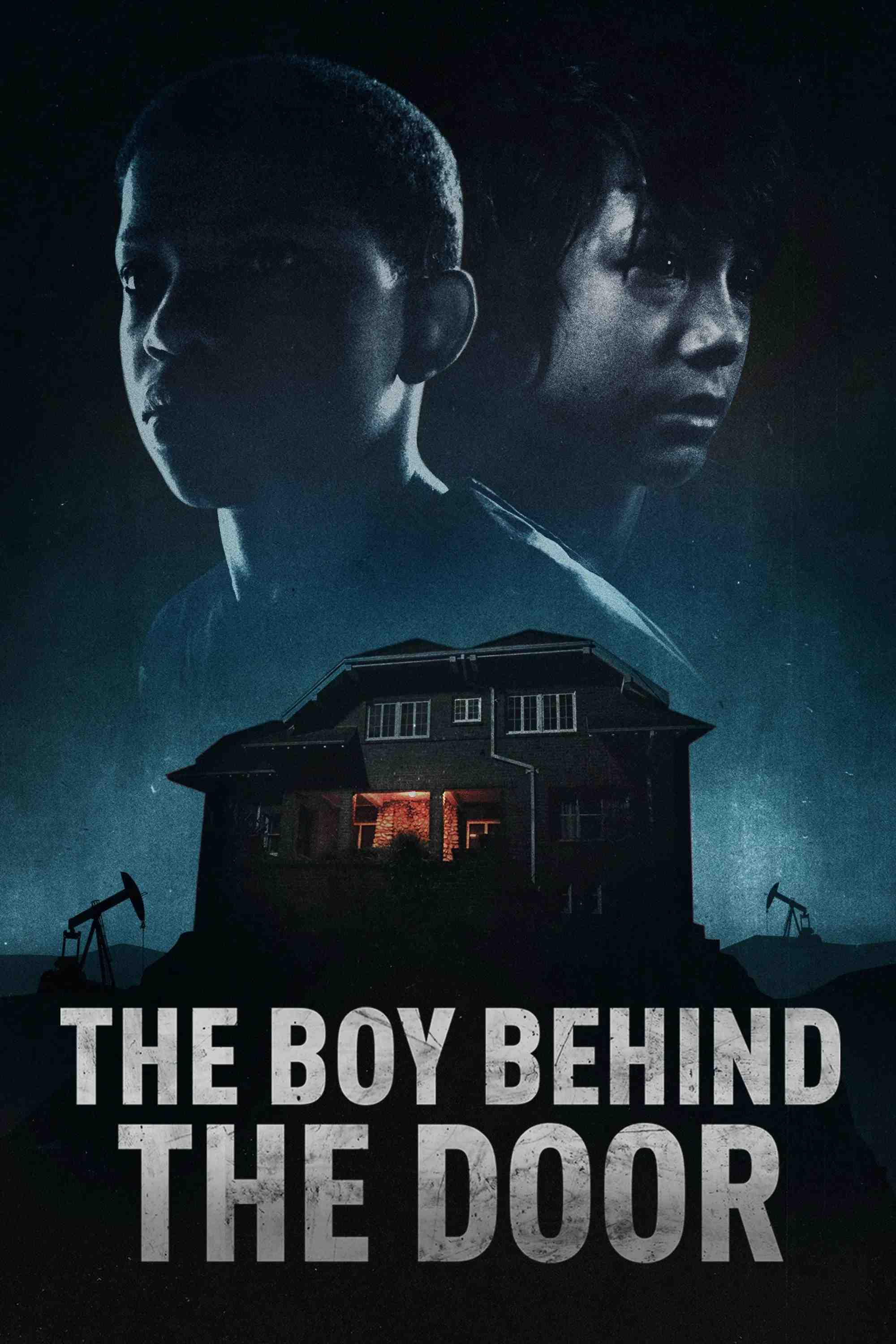 Poster chính thức của phim Phim Kinh Dị "The Boy Behind the Door" (The Boy Behind the Door - 2020), với sự tham gia của diễn viên Lonnie Chavis và Ezra Dewey.