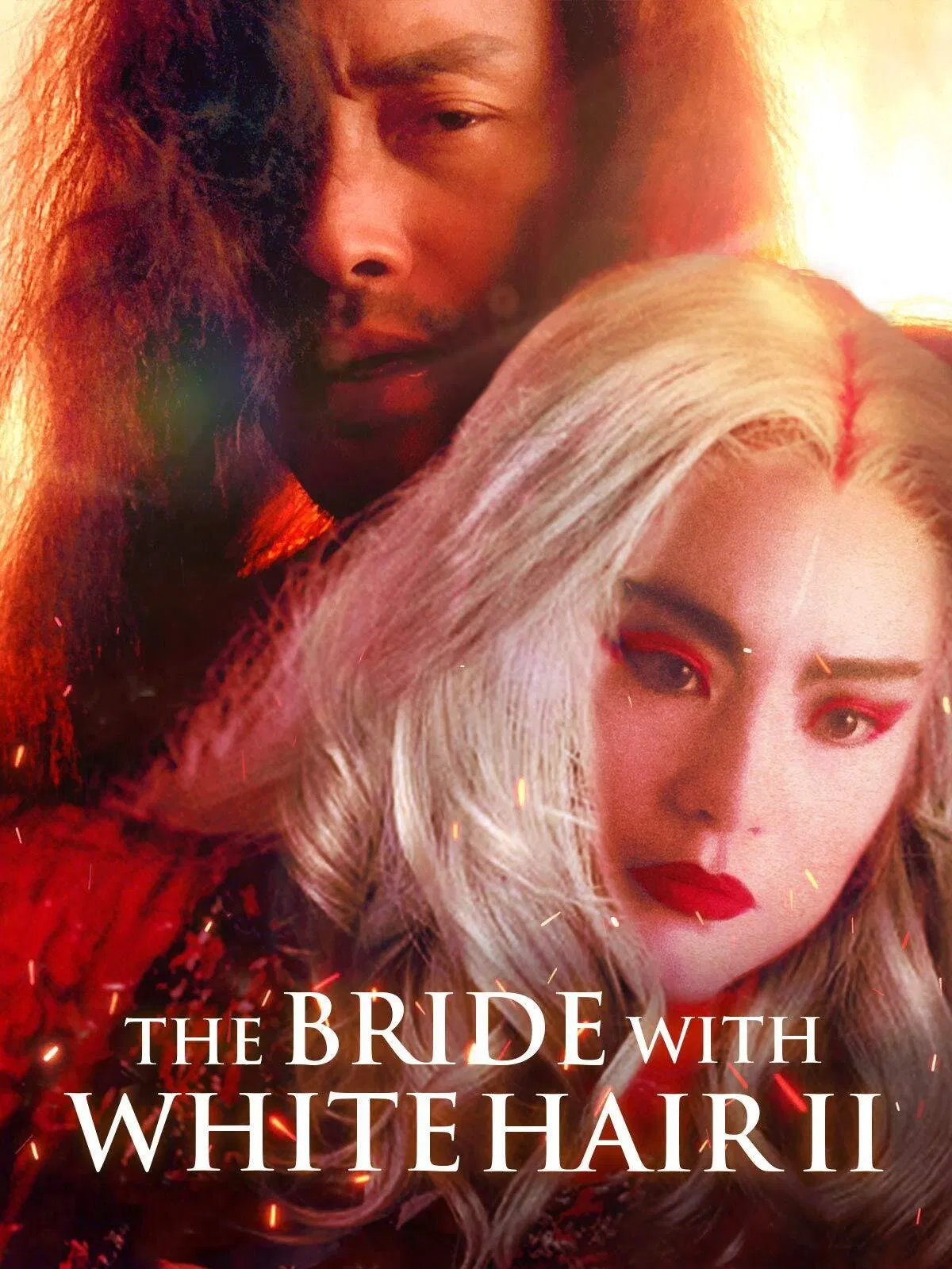 Poster chính thức của phim Phim Hành Động, Phim Giả Tượng "Bạch phát ma nữ 2" (The Bride with White Hair 2 - 1993), với sự tham gia của diễn viên Trương Quốc Vinh và Lâm Thanh Hà.