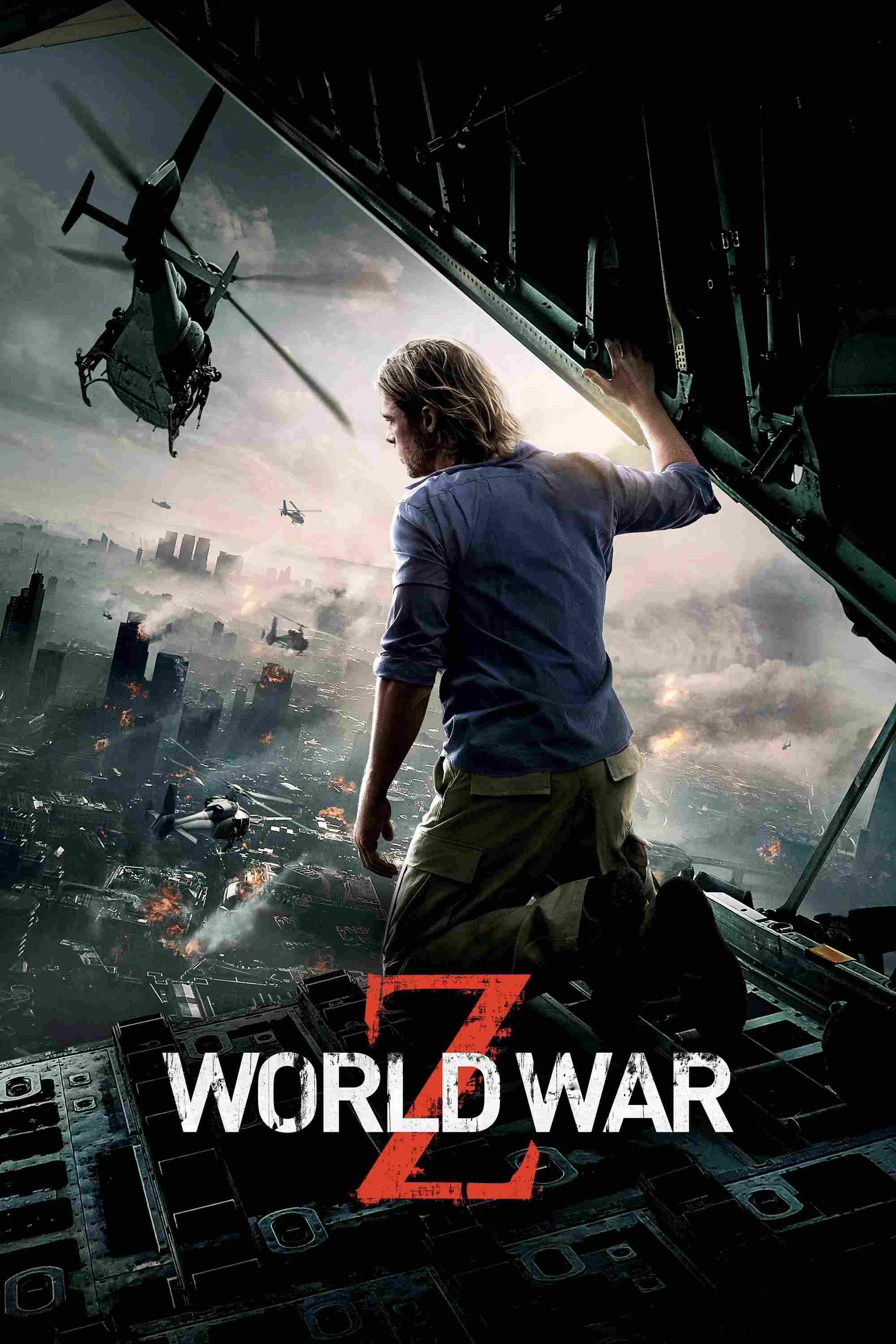 Poster chính thức của phim Phim Hành Động, Phim Kinh Dị "Thế Chiến Z" (World War Z - 2013), với sự tham gia của diễn viên Brad Pitt và Mireille Enos.