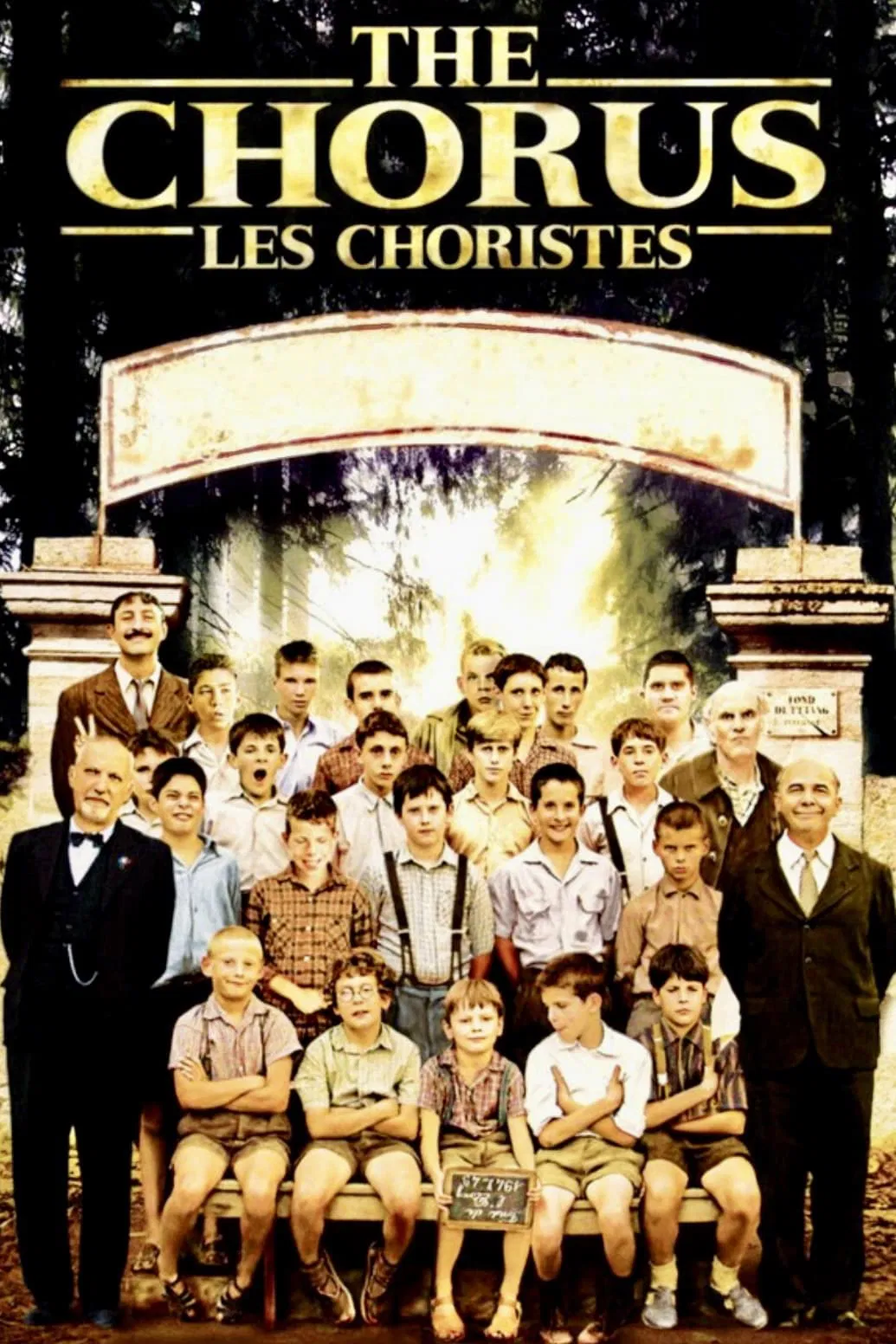 Poster chính thức của phim Phim Tâm Lý "The Chorus" (The Chorus - 2004), với sự tham gia của diễn viên Gérard Jugnot và François Berléand.