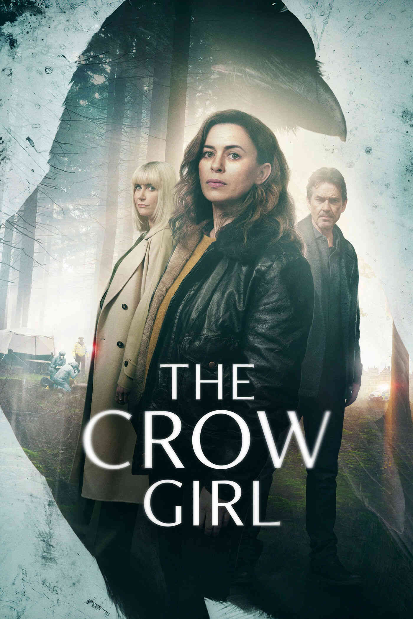 Poster chính thức của phim Phim Tâm Lý, Phim Hình Sự "The Crow Girl" (The Crow Girl - 2025), với sự tham gia của diễn viên Eve Myles và Katherine Kelly.