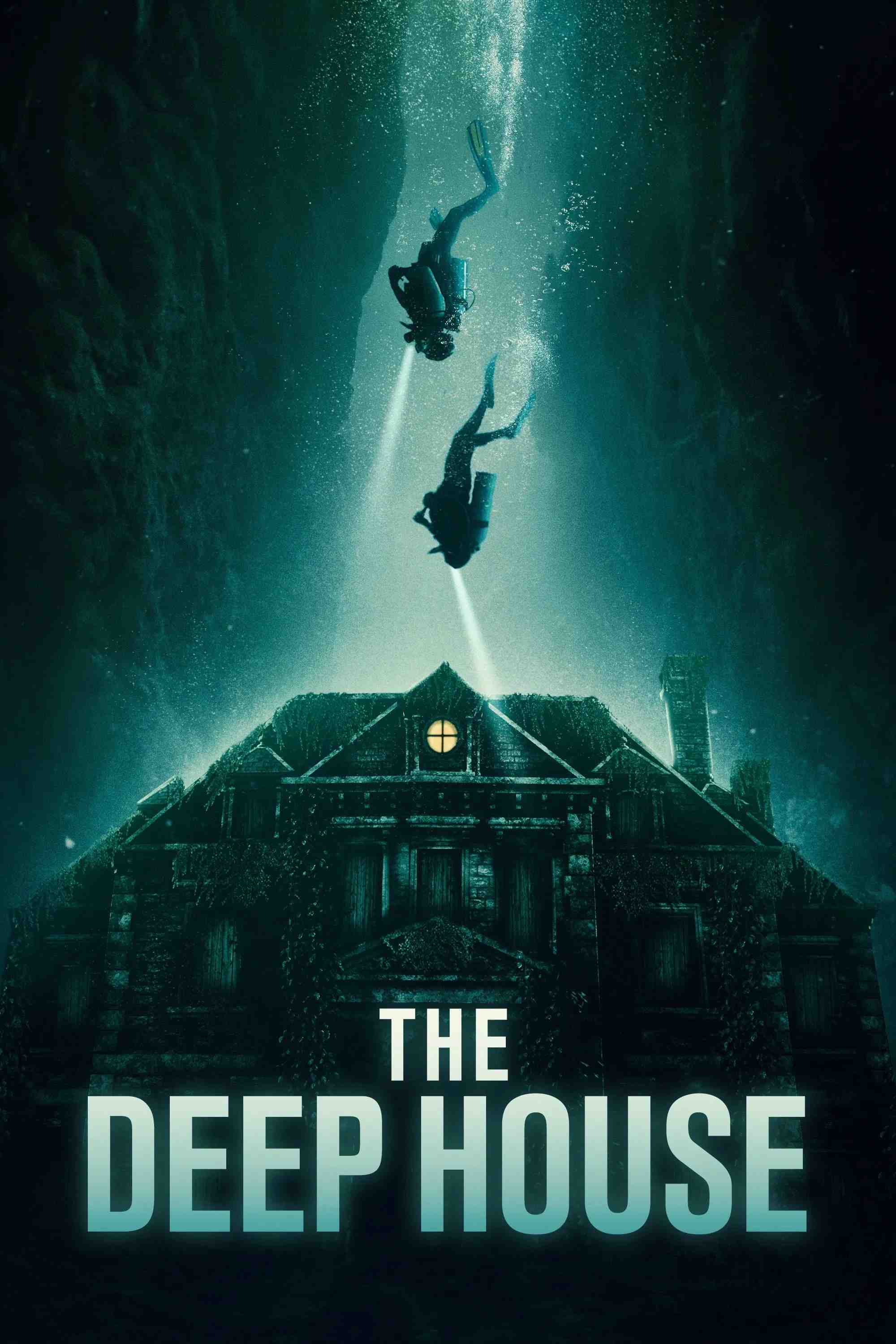 Poster chính thức của phim Phim Kinh Dị, Phim Bí Ẩn "The Deep House" (The Deep House - 2021), với sự tham gia của diễn viên James Jagger và Camille Rowe.