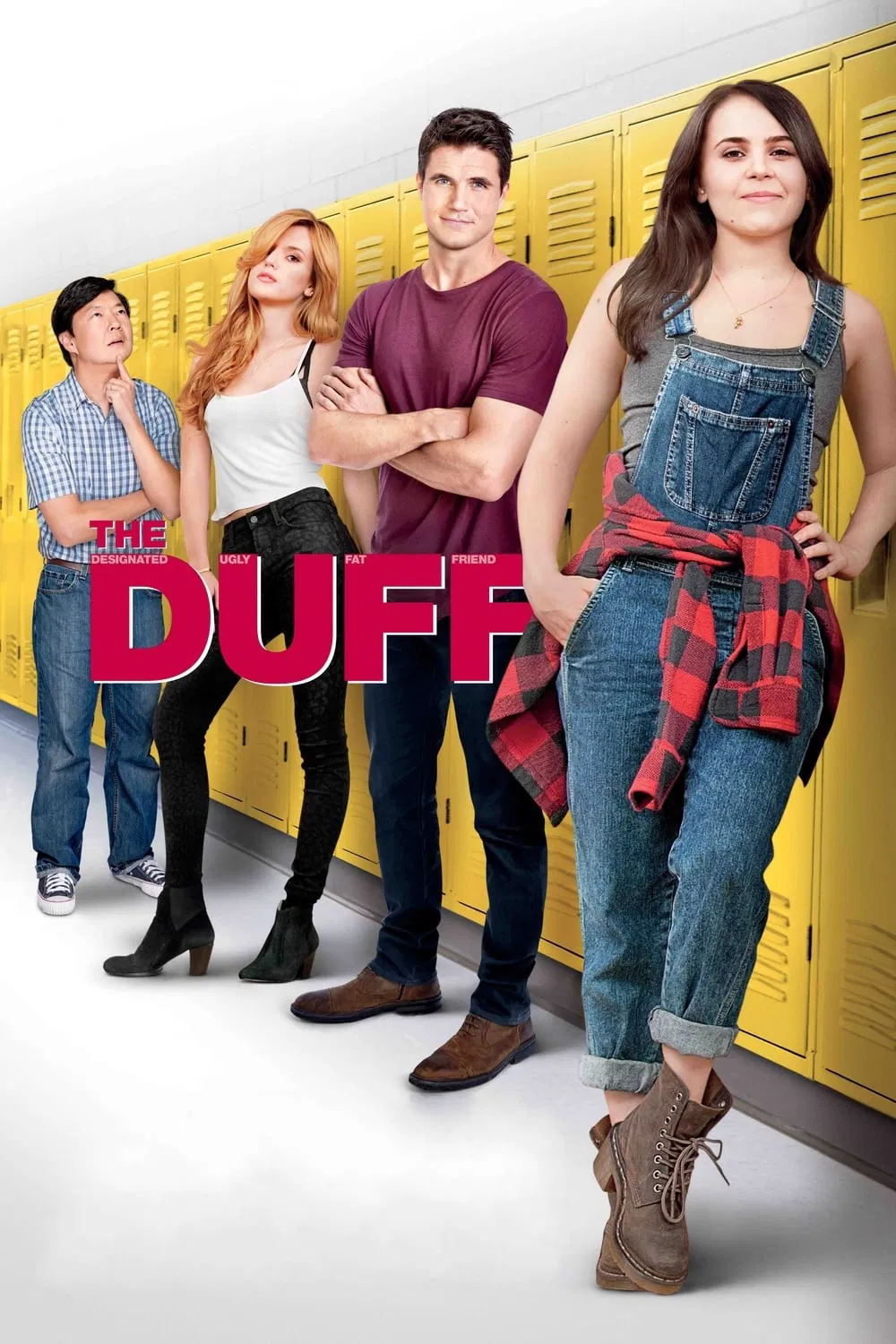 Poster chính thức của phim Phim Tình Cảm, Phim Hài "The Duff" (The DUFF - 2015), với sự tham gia của diễn viên Mae Whitman và Robbie Amell.
