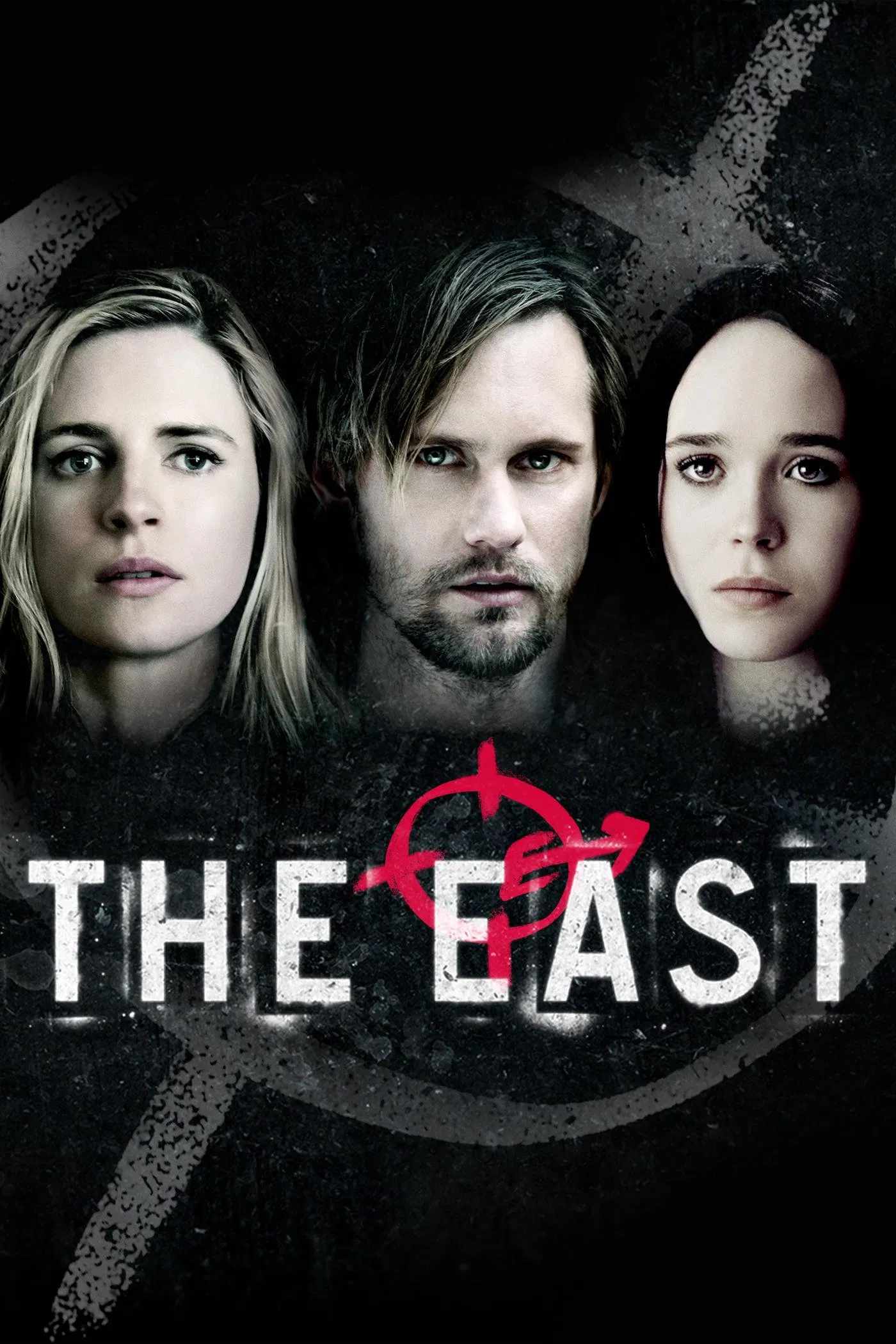 Poster chính thức của phim Phim Tâm Lý, Phim Giật Gân "The East" (The East - 2013), với sự tham gia của diễn viên Brit Marling và Alexander Skarsgård.