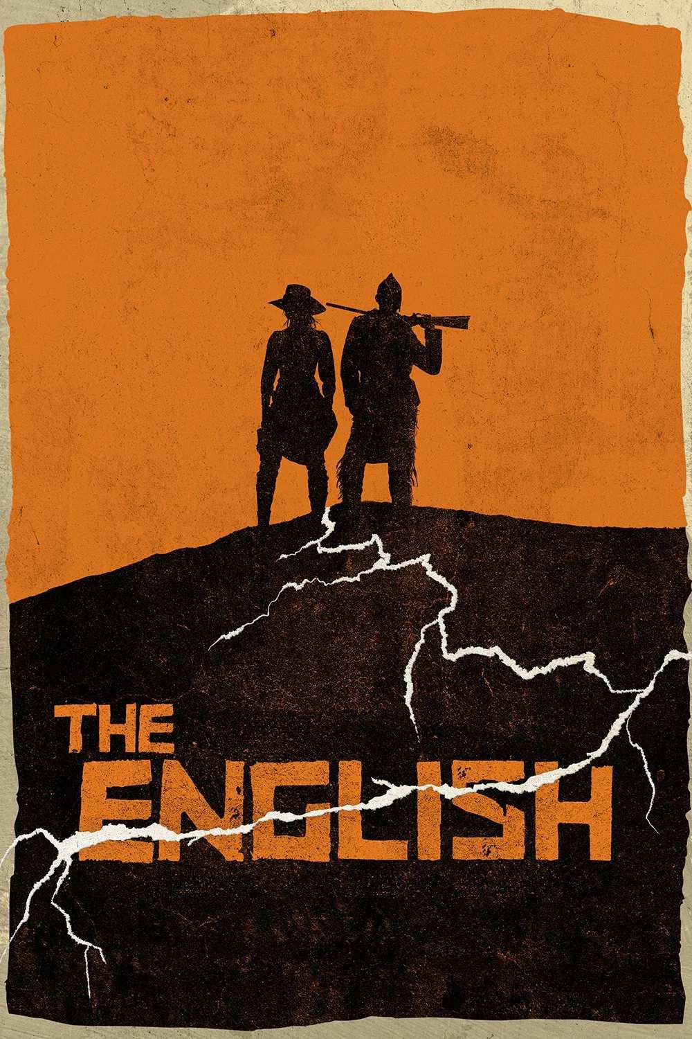 Poster chính thức của phim Phim Tâm Lý, Phim Miền Tây "The English" (The English - 2022), với sự tham gia của diễn viên Emily Blunt và Chaske Spencer.