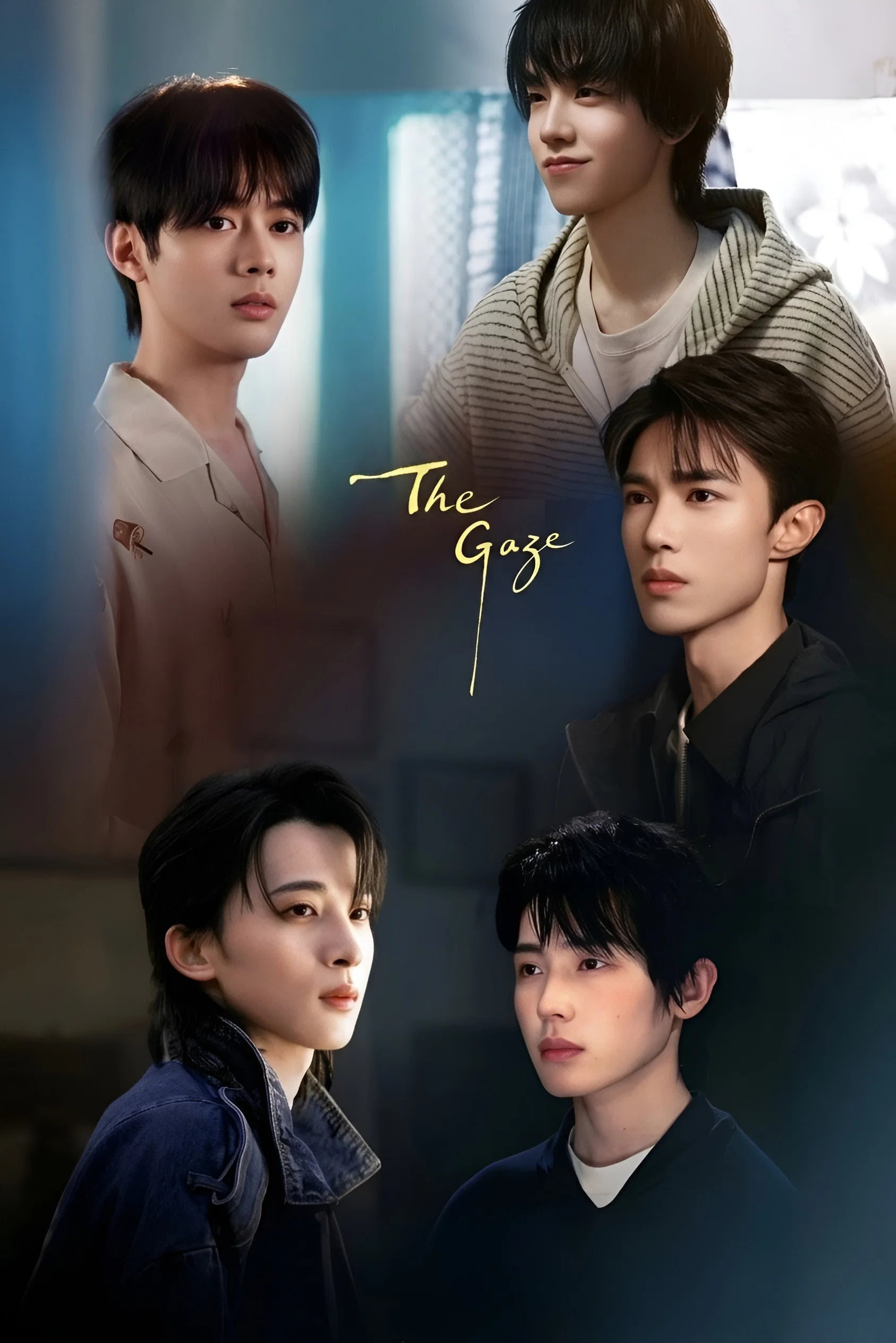 Poster chính thức của phim Phim Tâm Lý "The Gaze" (The Gaze - 2026), với sự tham gia của diễn viên Zhu Jingxu và Luo Dianxia.