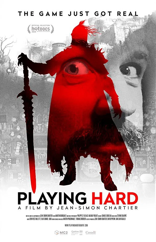 Poster chính thức của phim Phim Tài Liệu "Thế Giới Ảo" (Playing Hard - 2018).
