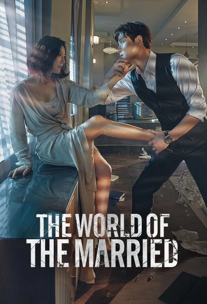 Poster chính thức của phim Phim Tâm Lý "Thế Giới Hôn Nhân" (The World of the Married - 2020), với sự tham gia của diễn viên Kim Hee-ae và Park Hae-joon.