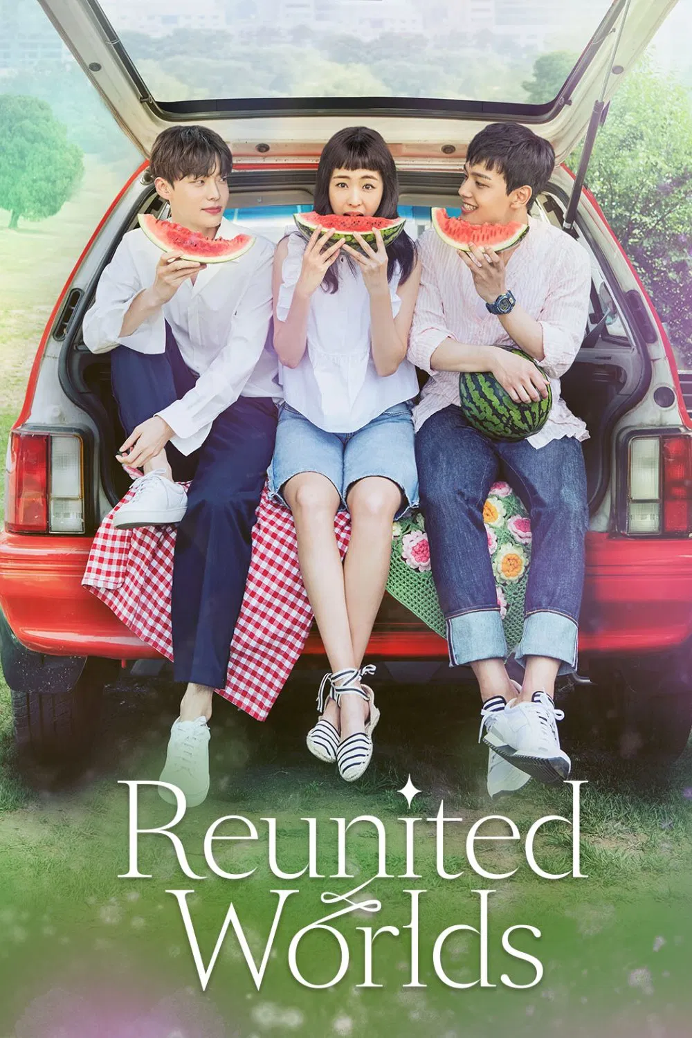 Poster chính thức của phim Phim Tâm Lý "Thế Giới Hợp Nhất" (Reunited Worlds - 2017), với sự tham gia của diễn viên Yeo Jin-goo và Lee Yeon-hee.