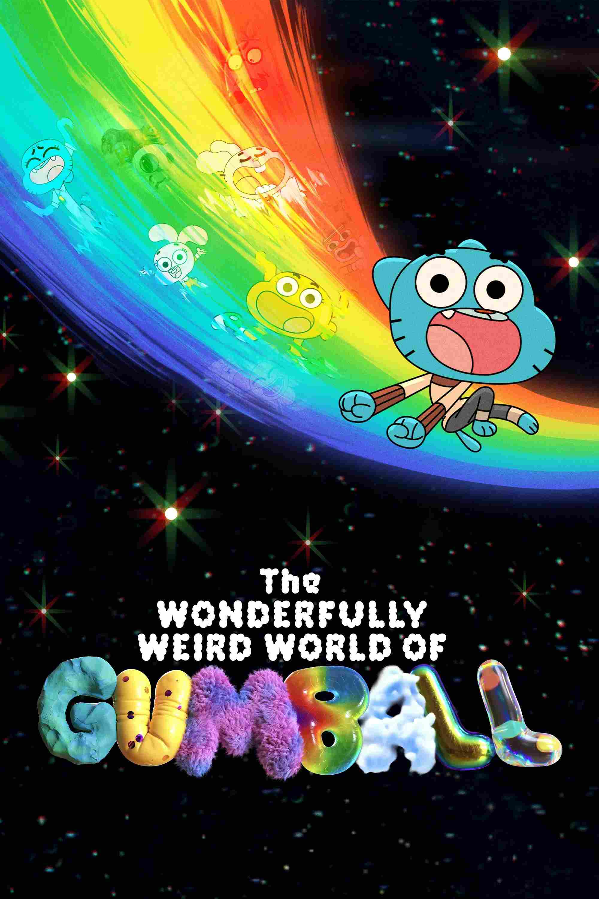 Poster chính thức của phim Phim Hoạt Hình, Phim Gia Đình "Thế Giới Kỳ Ảo Của Gumball" (The Wonderfully Weird World of Gumball - 2025), với sự tham gia của diễn viên Alkaio Thiele và Hero Hunter.