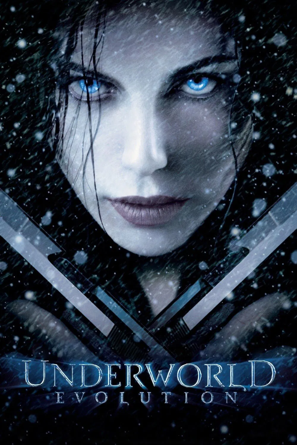 Poster chính thức của phim Phim Giả Tượng, Phim Hành Động "Thế Giới Ngầm 2: Tiến Hóa" (Underworld: Evolution - 2006), với sự tham gia của diễn viên Kate Beckinsale và Scott Speedman.