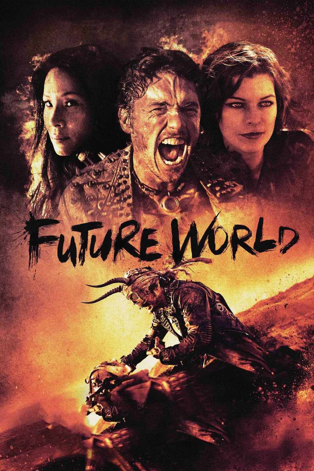 Poster chính thức của phim Phim Viễn Tưởng "Thế Giới Tương Lai" (Future World - 2018), với sự tham gia của diễn viên James Franco và Suki Waterhouse.