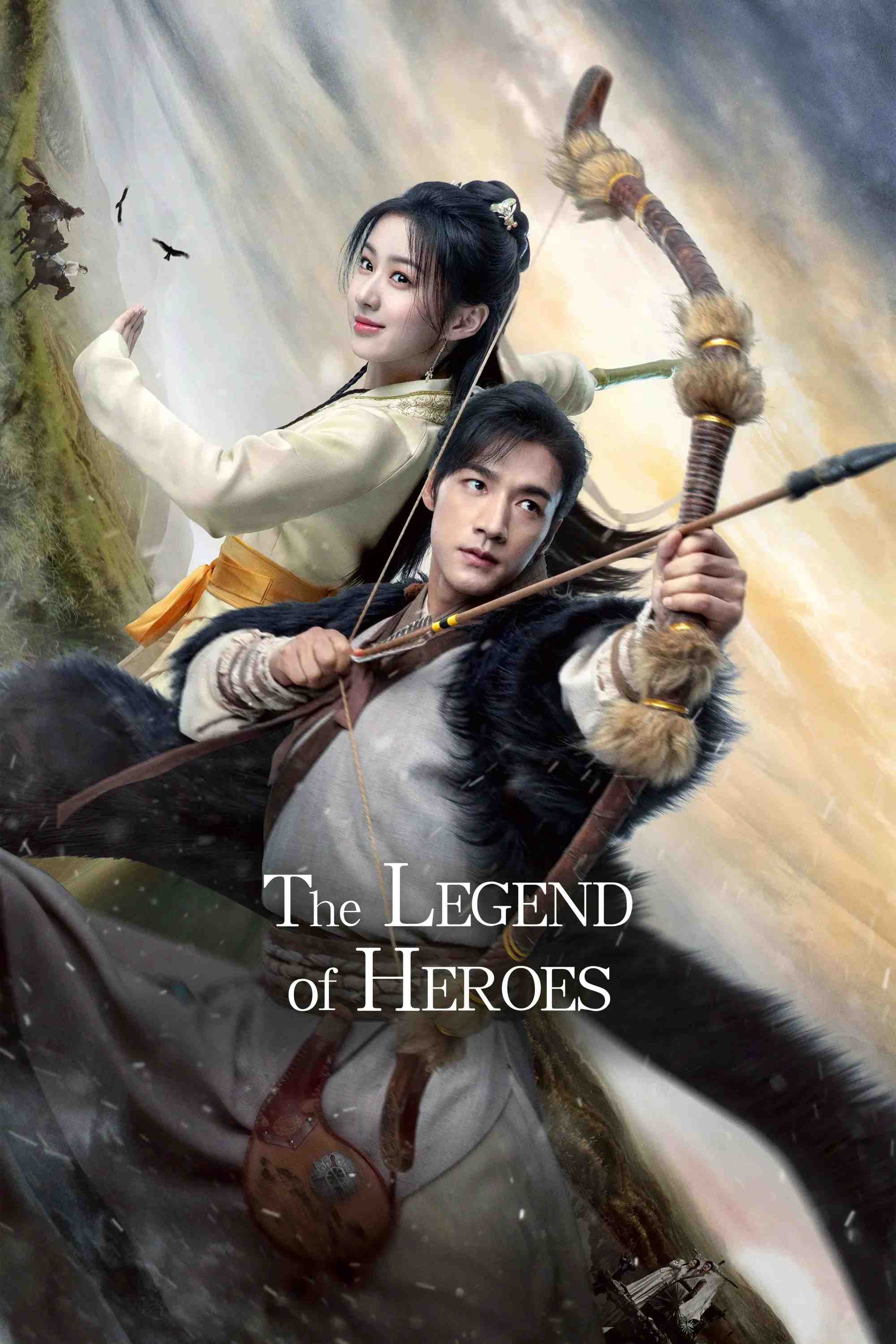 Poster chính thức của phim Phim Hành Động & Phiêu Lưu, Phim Tâm Lý "Thế Giới Võ Hiệp: Kim Dung" (The Legend of Heroes - 2024), với sự tham gia của diễn viên Chu Nhất Vi và Cao Vỹ Quang.