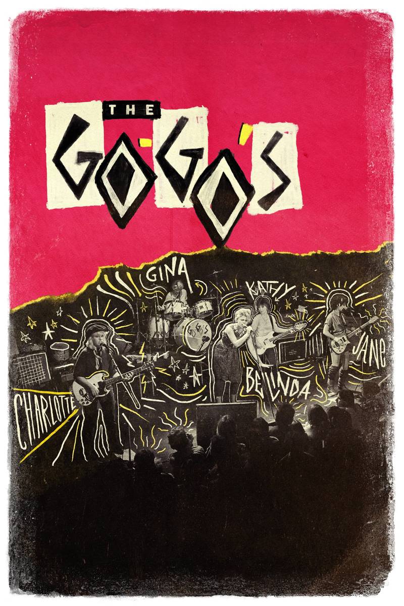 Poster chính thức của phim Phim Tài Liệu, Phim Ca Nhạc "The Go-Go's" (The Go-Go's - 2021), với sự tham gia của diễn viên Belinda Carlisle và Gina Schock.