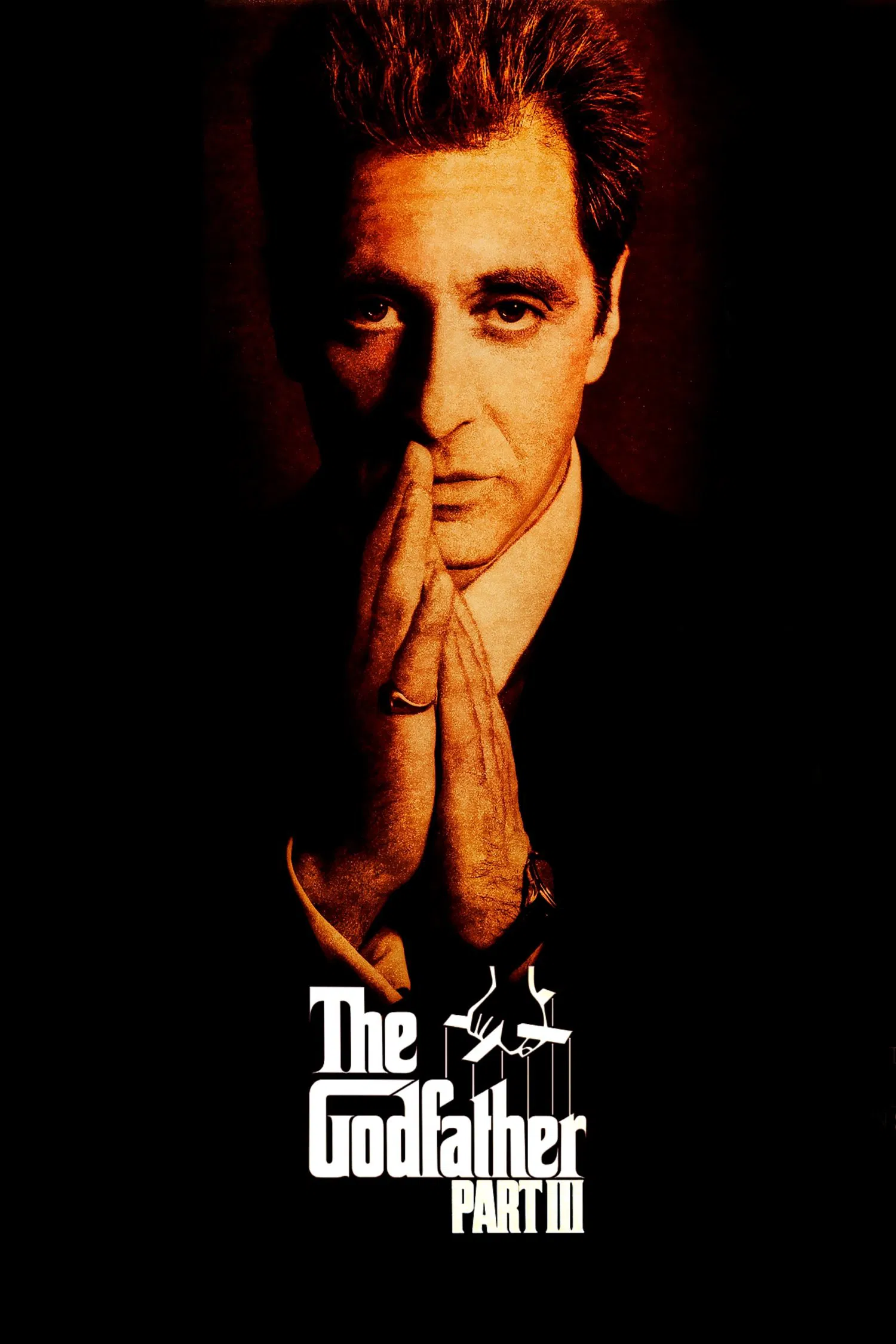 Poster chính thức của phim Phim Hình Sự, Phim Tâm Lý "The Godfather: Part III" (The Godfather Part III - 1990), với sự tham gia của diễn viên Al Pacino và Diane Keaton.
