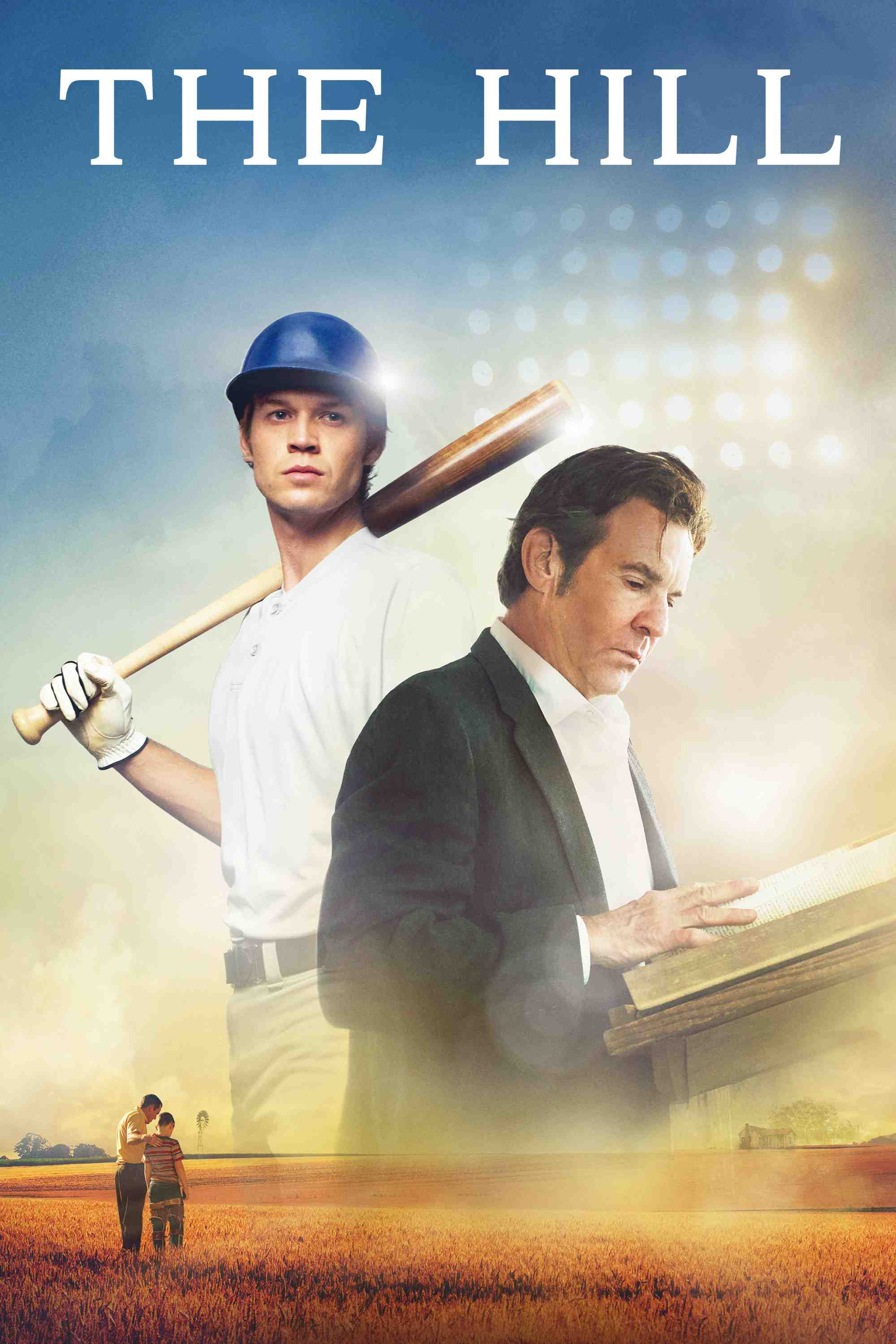 Poster chính thức của phim Phim Lịch Sử, Phim Tâm Lý "The Hill" (The Hill - 2023), với sự tham gia của diễn viên Colin Ford và Dennis Quaid.