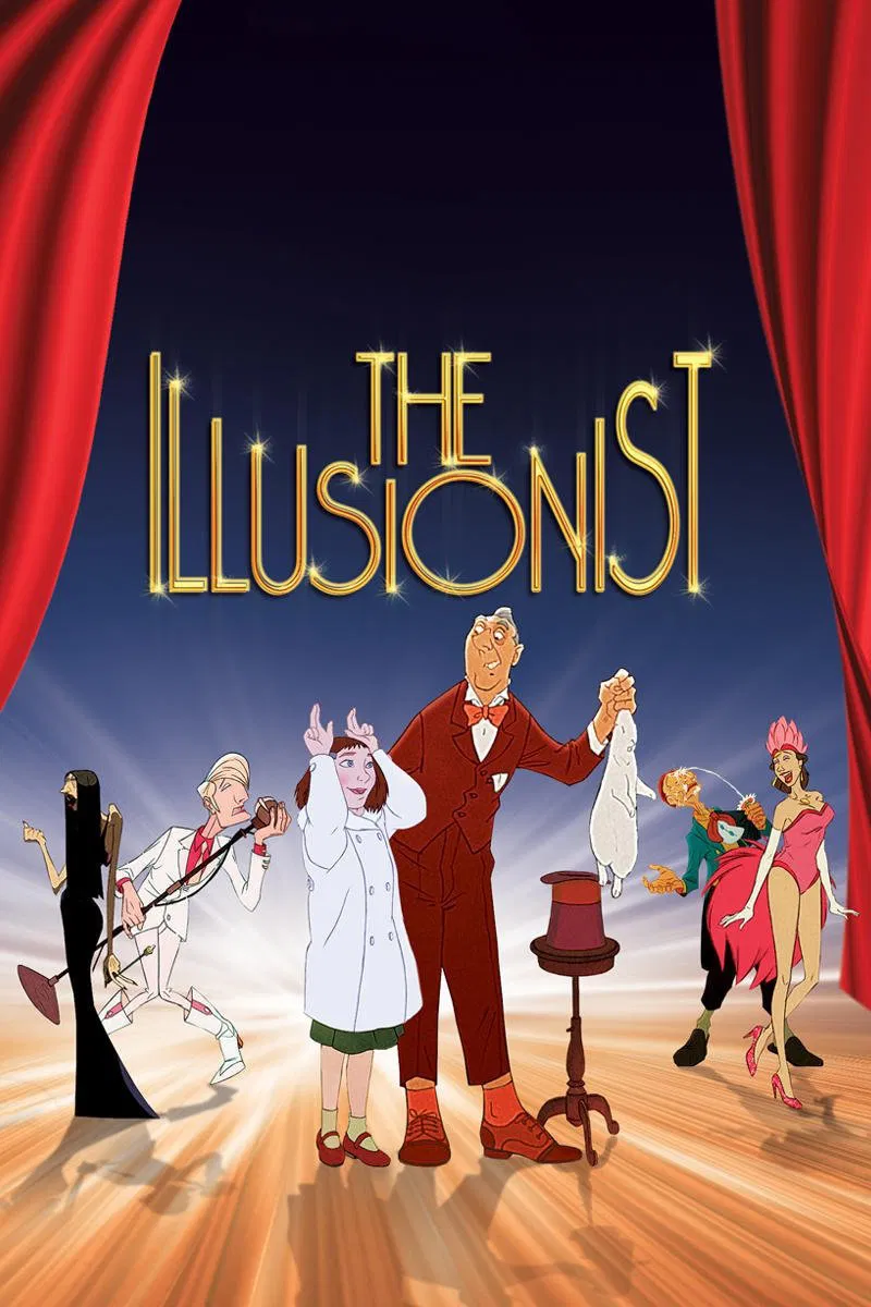 Poster chính thức của phim Phim Hoạt Hình, Phim Tâm Lý "The Illusionist" (The Illusionist - 2010), với sự tham gia của diễn viên Jean-Claude Donda và Eilidh Rankin.