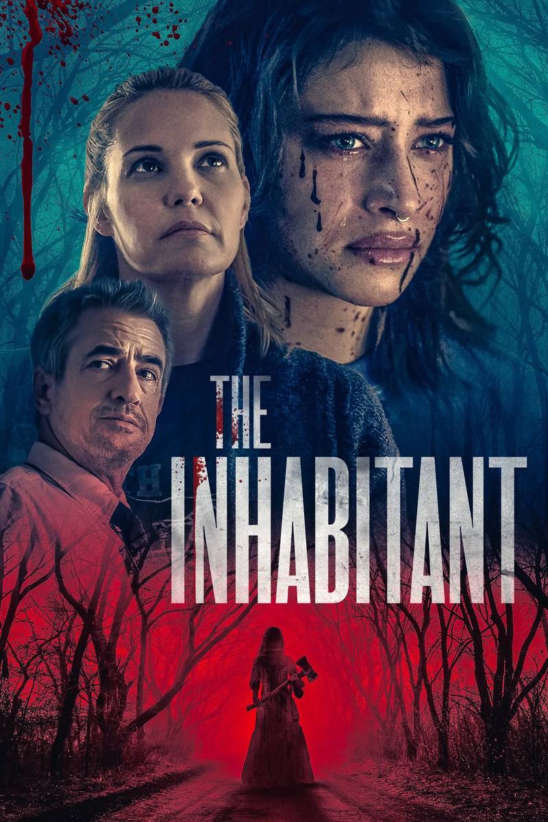 Poster chính thức của phim Phim Giật Gân, Phim Kinh Dị "Cư Dân Ma Quái" (The Inhabitant - 2022), với sự tham gia của diễn viên Odessa A'zion và Leslie Bibb.