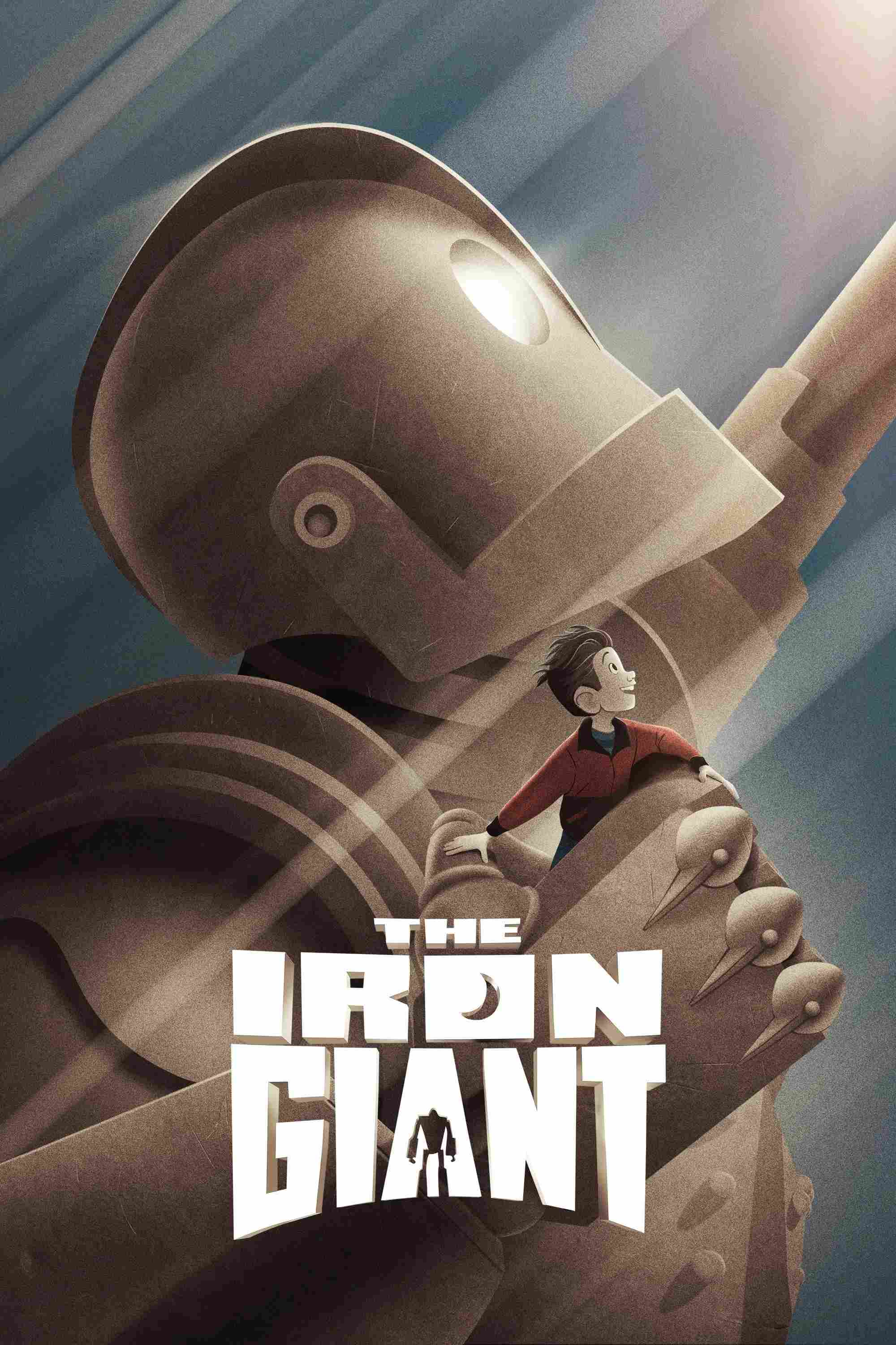 Poster chính thức của phim Phim Hoạt Hình, Phim Viễn Tưởng "The Iron Giant" (The Iron Giant - 1999), với sự tham gia của diễn viên Jennifer Aniston và Harry Connick Jr.