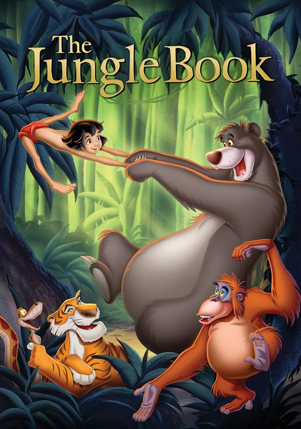 Poster chính thức của phim Phim Gia Đình, Phim Hoạt Hình "The Jungle Book" (The Jungle Book - 1967), với sự tham gia của diễn viên Bruce Reitherman và Phil Harris.