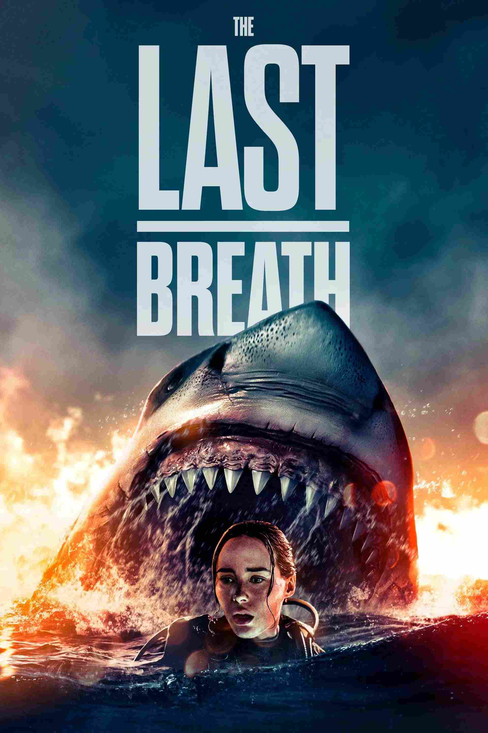 Poster chính thức của phim Phim Kinh Dị, Phim Giật Gân "Hung Thần Đại Dương" (The Last Breath - 2024), với sự tham gia của diễn viên Kim Spearman và Jack Parr.