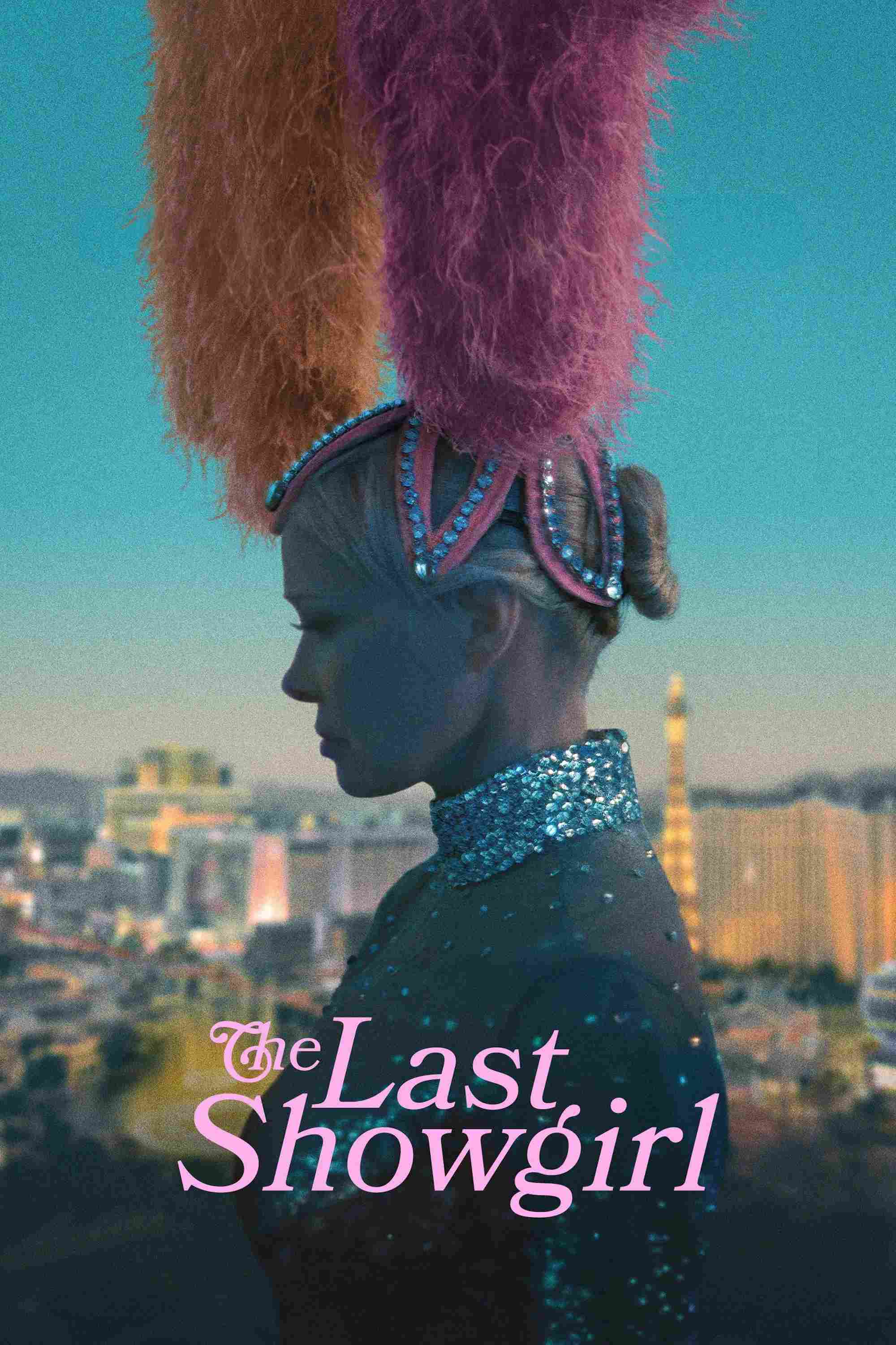 Poster chính thức của phim Phim Tâm Lý "The Last Showgirl" (The Last Showgirl - 2024), với sự tham gia của diễn viên Pamela Anderson và Jamie Lee Curtis.
