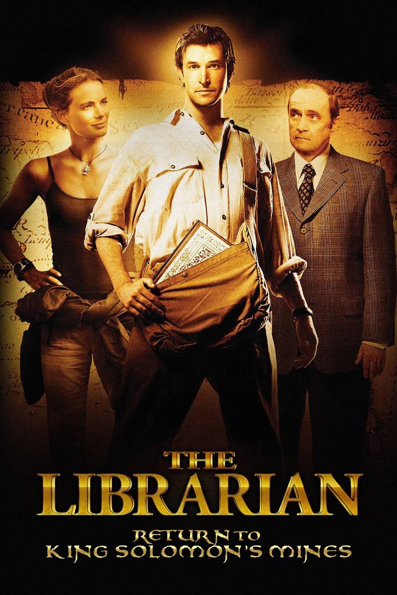 Poster chính thức của phim Phim Giả Tượng, Phim Hành Động "The Librarian- Return to King Solomon's Mines" (The Librarian: Return to King Solomon's Mines - 2006), với sự tham gia của diễn viên Noah Wyle và Gabrielle Anwar.