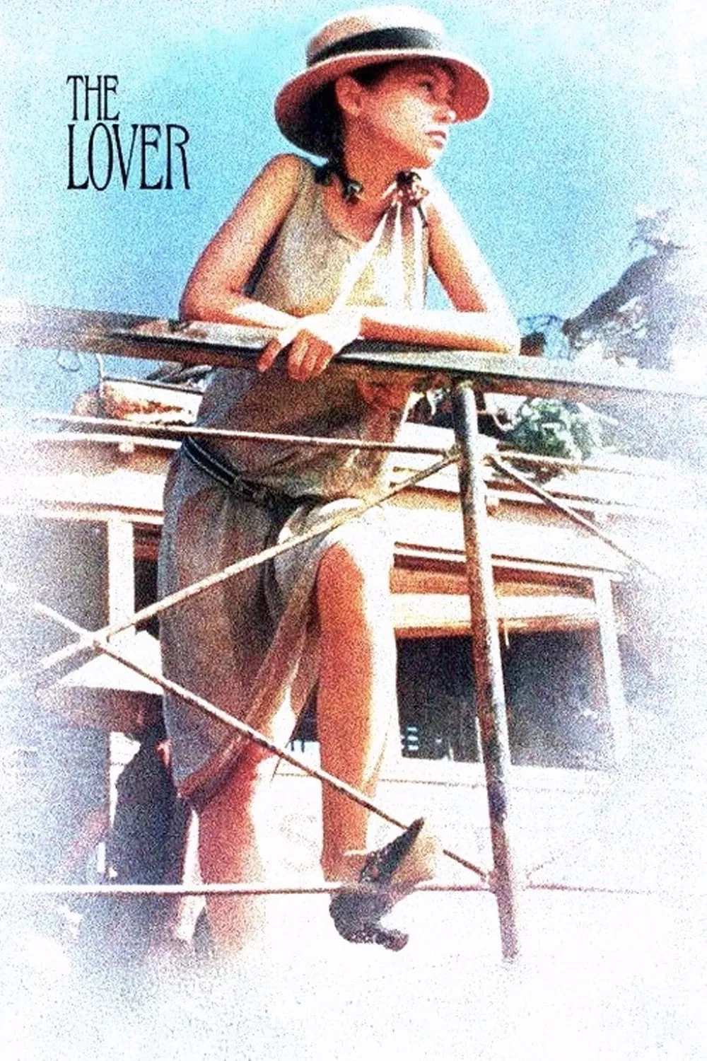 Poster chính thức của phim Phim Tâm Lý, Phim Tình Cảm "The Lover" (The Lover - 1992), với sự tham gia của diễn viên Jane March và Lương Gia Huy.