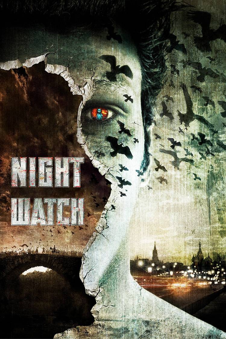 Poster chính thức của phim Phim Giả Tượng, Phim Hành Động "Thế Lực Ánh Sáng" (Night Watch - 2004), với sự tham gia của diễn viên Konstantin Khabenskiy và Vladimir Menshov.