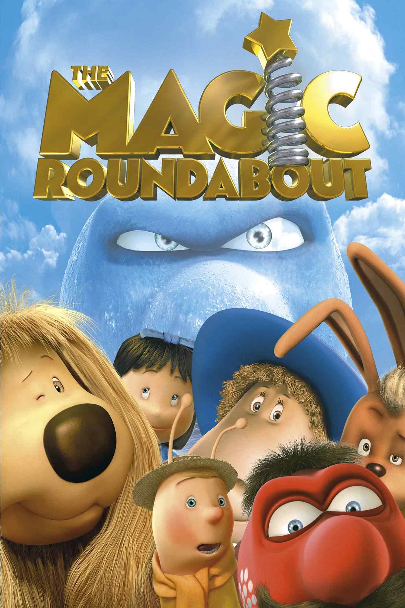 Poster chính thức của phim Phim Hoạt Hình, Phim Gia Đình "The Magic Roundabout" (The Magic Roundabout - 2004), với sự tham gia của diễn viên Robbie Williams và Kylie Minogue.