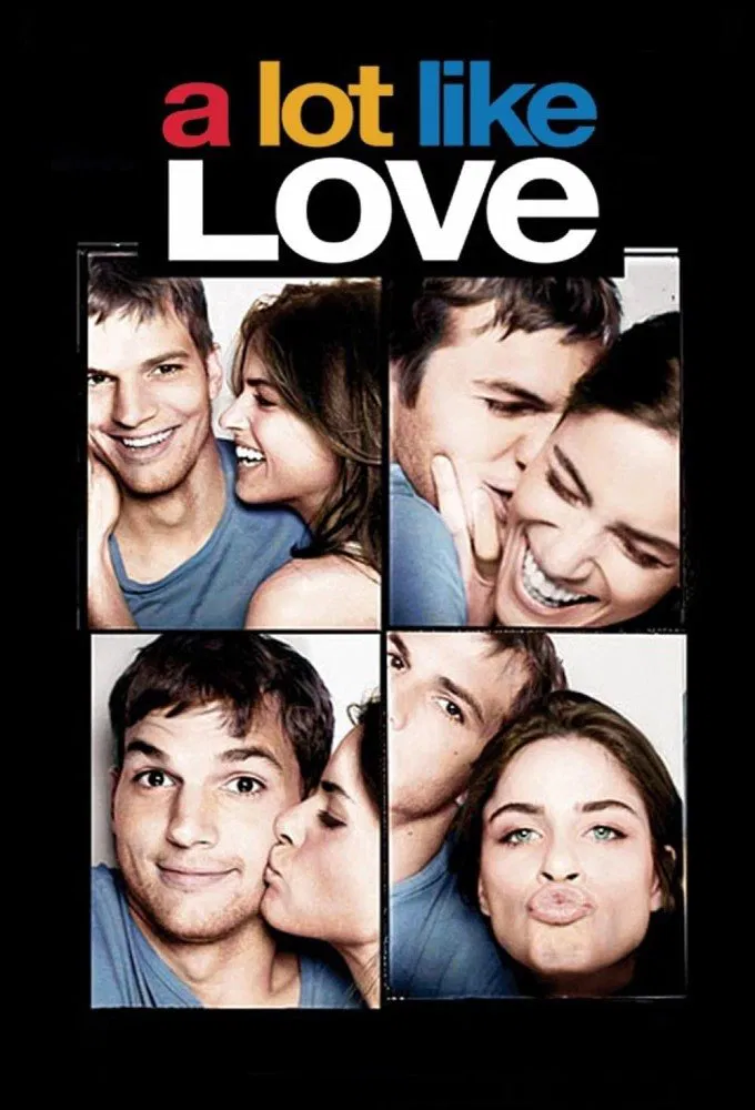 Poster chính thức của phim Phim Hài, Phim Tâm Lý "Thế Mới Là Yêu" (A Lot Like Love - 2005), với sự tham gia của diễn viên Ashton Kutcher và Amanda Peet.