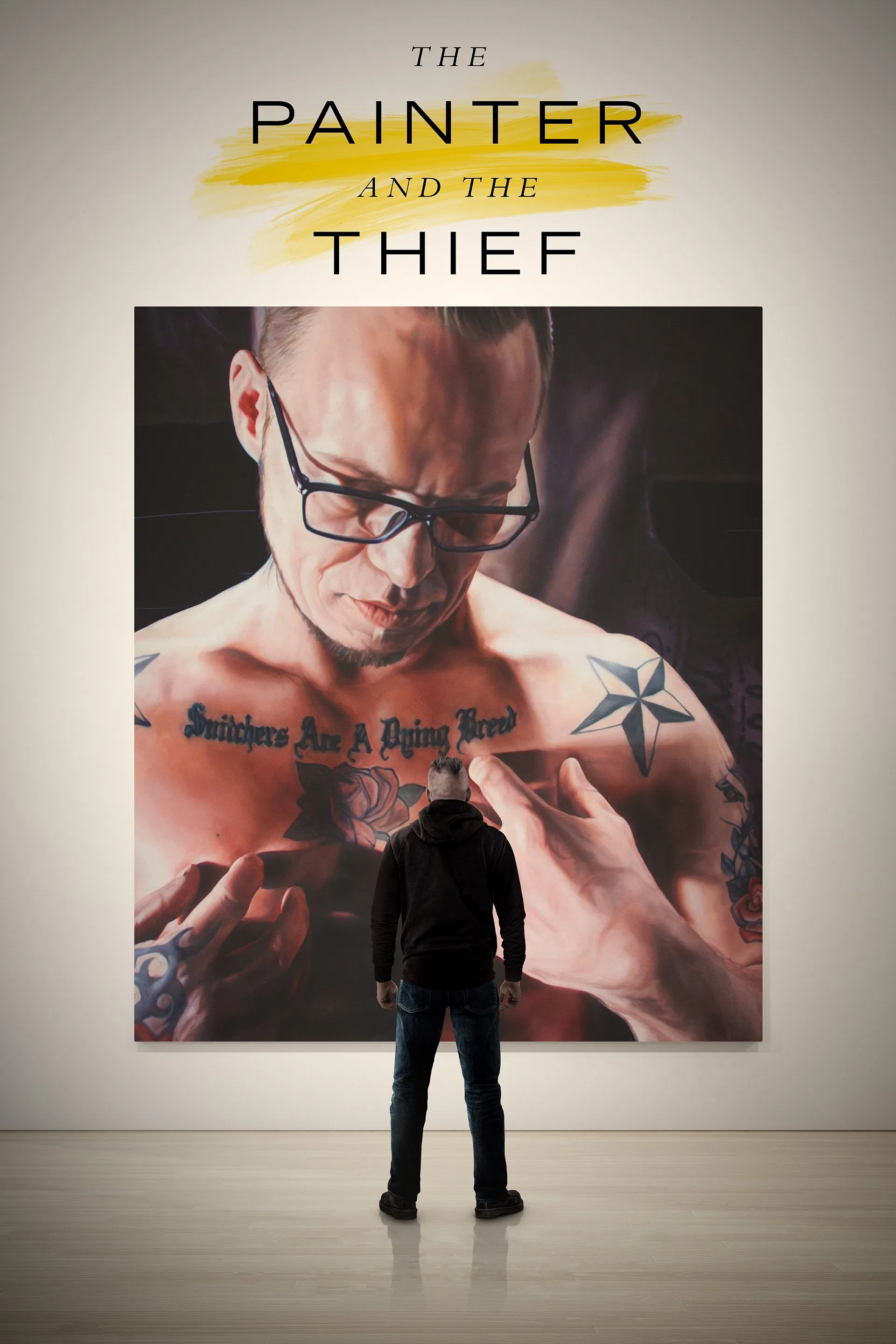 Poster chính thức của phim Phim Tài Liệu "The Painter and the Thief" (The Painter and the Thief - 2020).