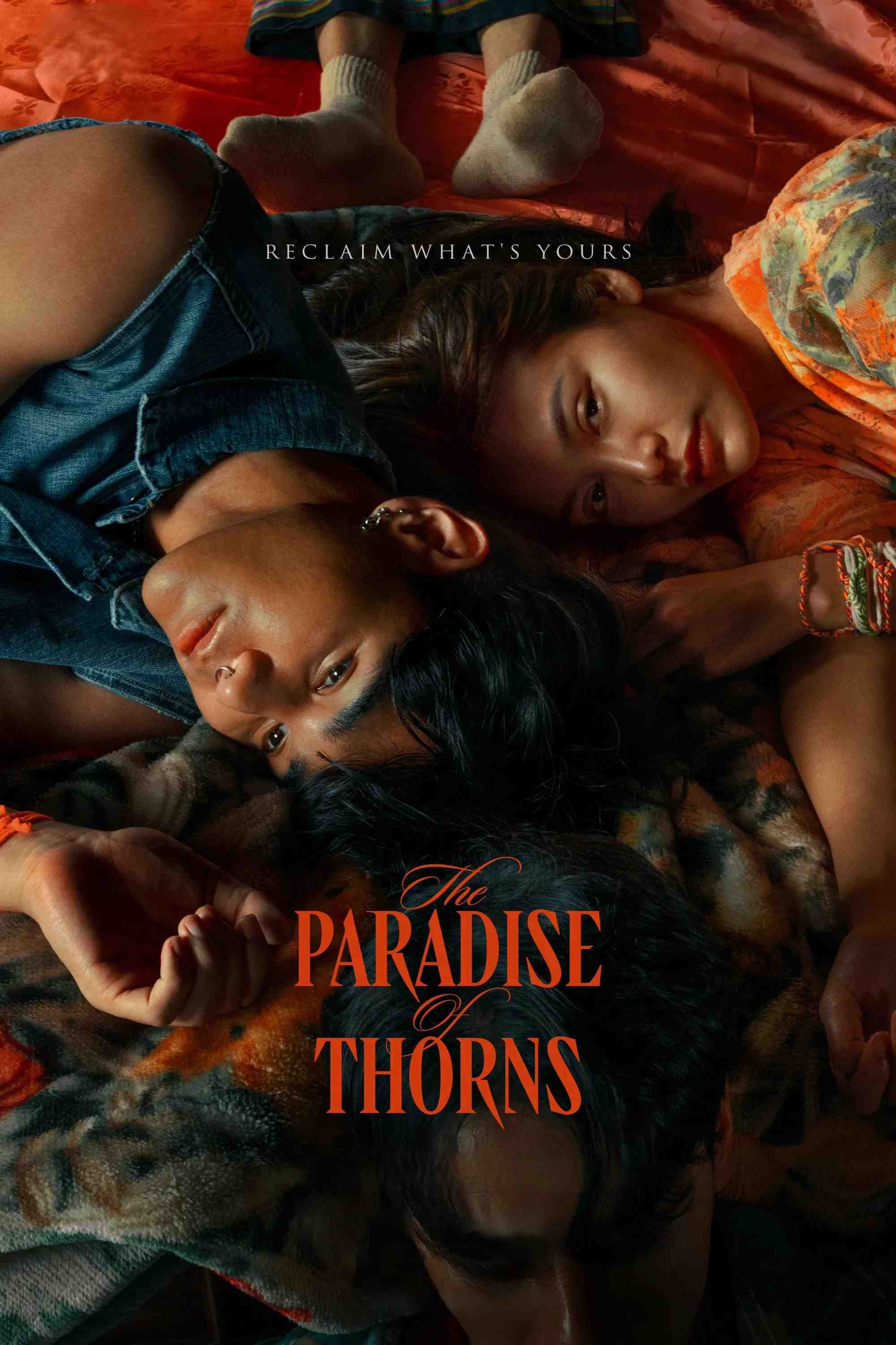 Poster chính thức của phim Phim Tâm Lý, Phim Giật Gân "Thiên Đường Quả Báo" (The Paradise of Thorns - 2024), với sự tham gia của diễn viên Jeff Satur và Engfa Waraha.