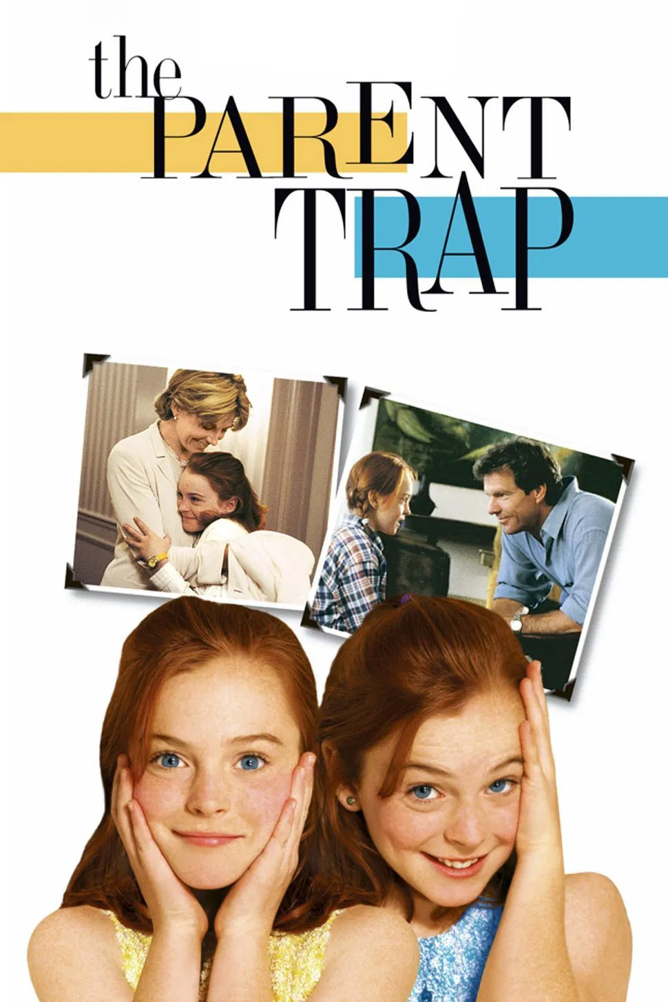 Poster chính thức của phim Phim Hài, Phim Gia Đình "The Parent Trap" (The Parent Trap - 1998), với sự tham gia của diễn viên Lindsay Lohan và Dennis Quaid.