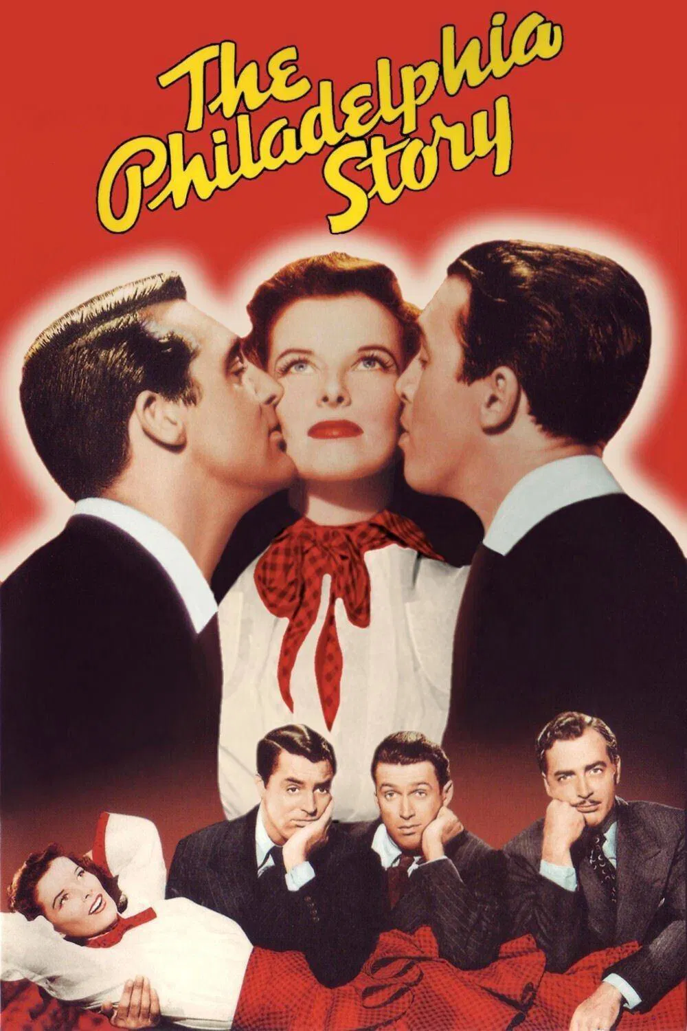 Poster chính thức của phim Phim Hài, Phim Tình Cảm "The Philadelphia Story" (The Philadelphia Story - 1940), với sự tham gia của diễn viên Cary Grant và Katharine Hepburn.